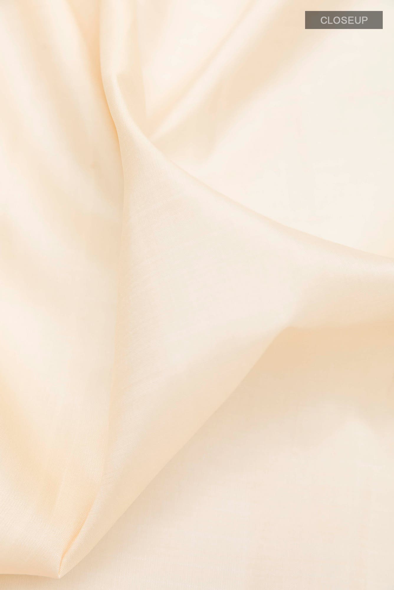 Off White Kanchipuram Silk Saree