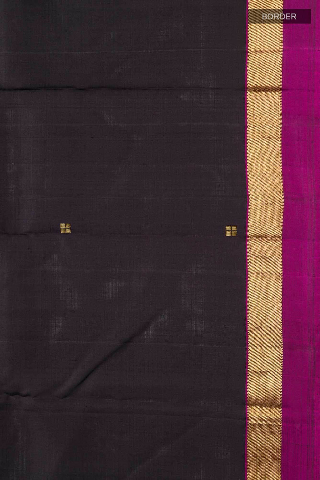 Black Kanchipuram Silk Saree