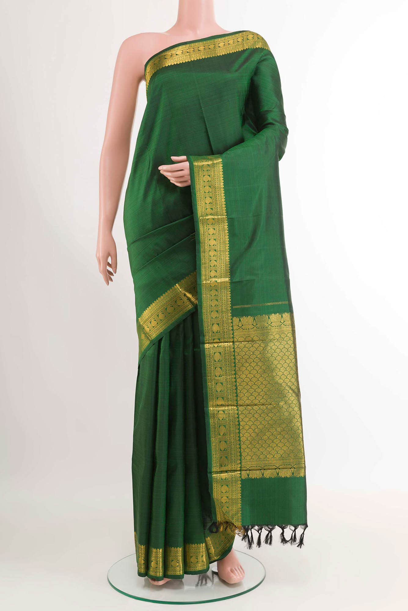 Green Kanchipuram Silk Saree