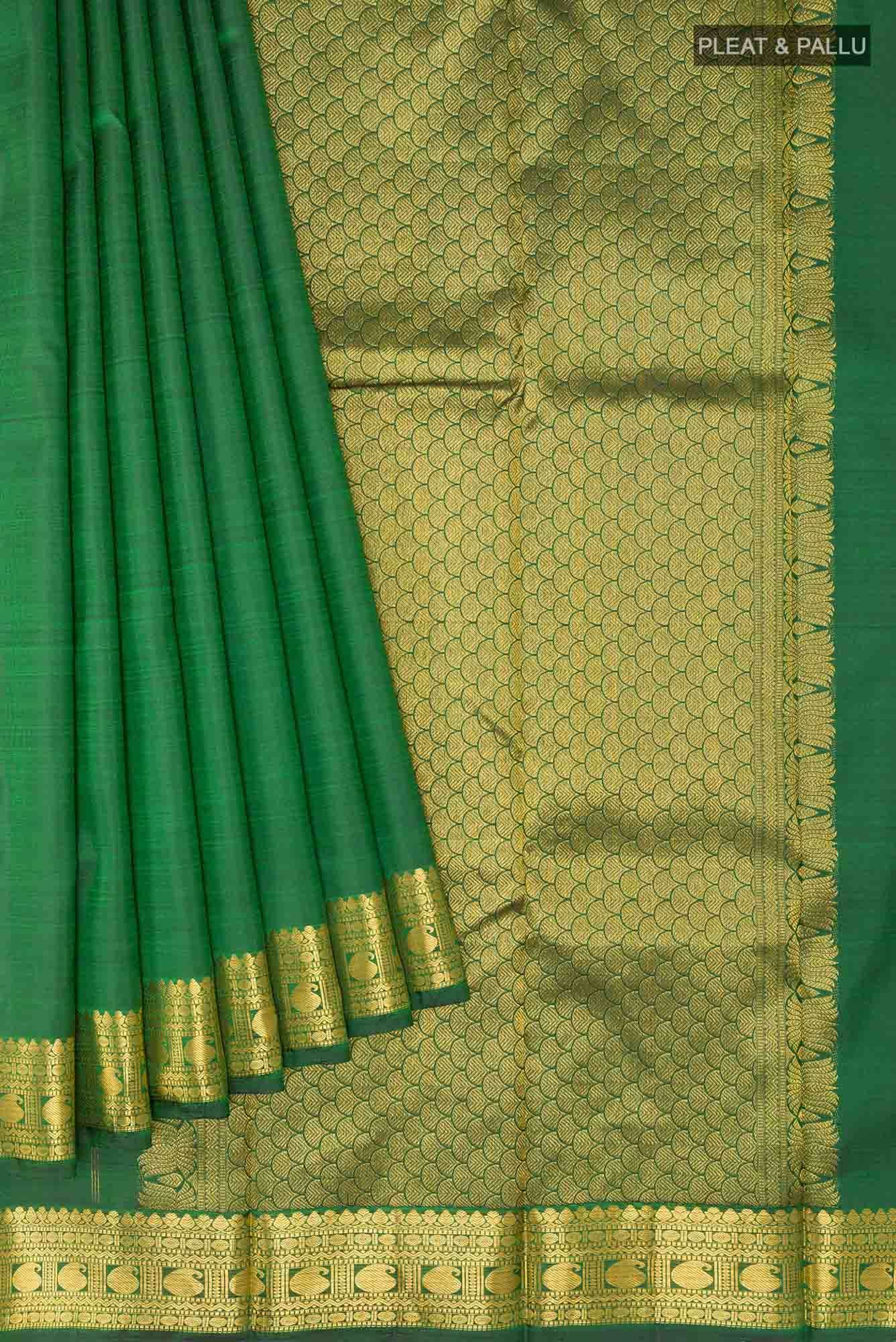 Green Kanchipuram Silk Saree