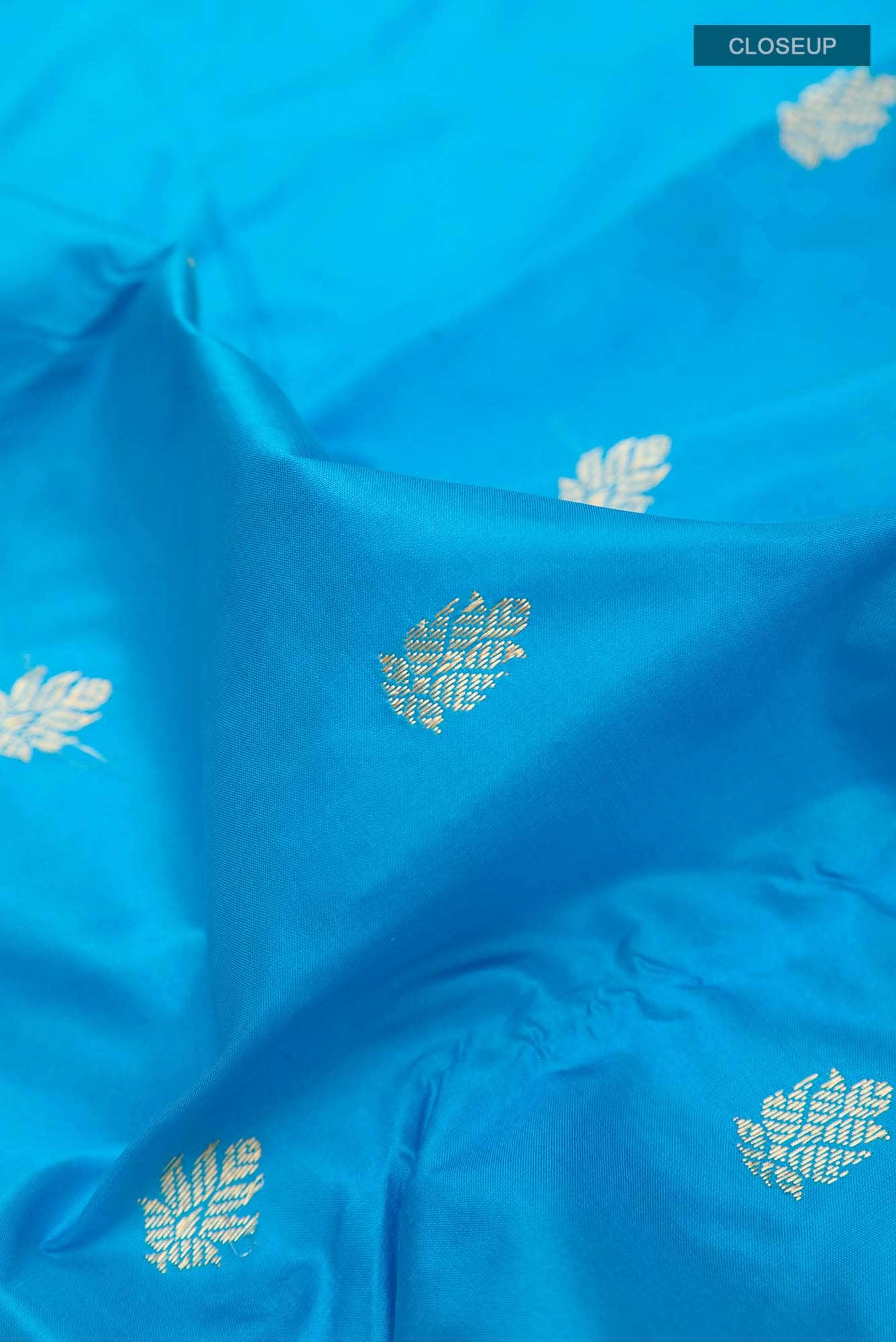 Blue Kanchipuram Silk Saree
