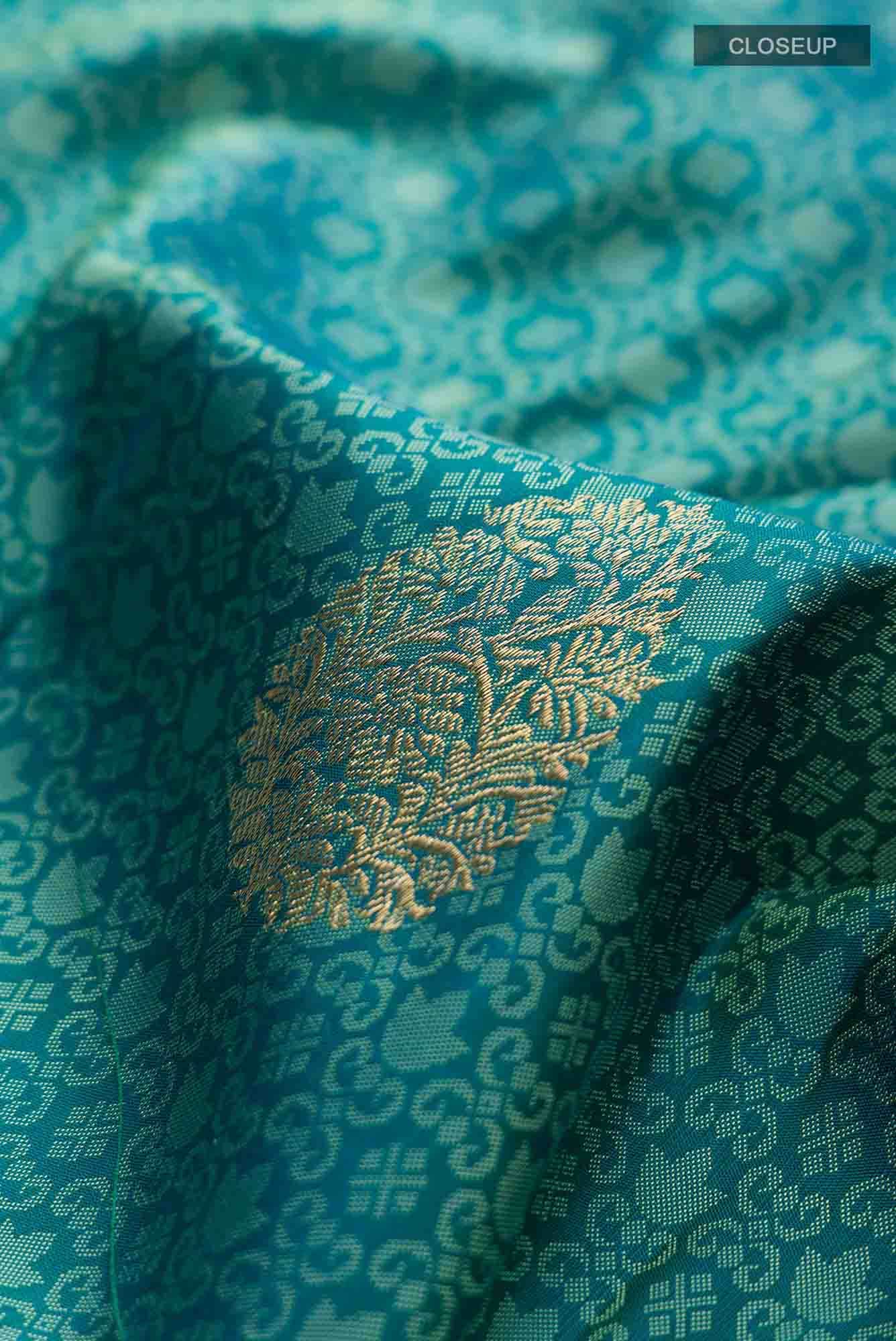 Blue Kanchipuram Silk Saree