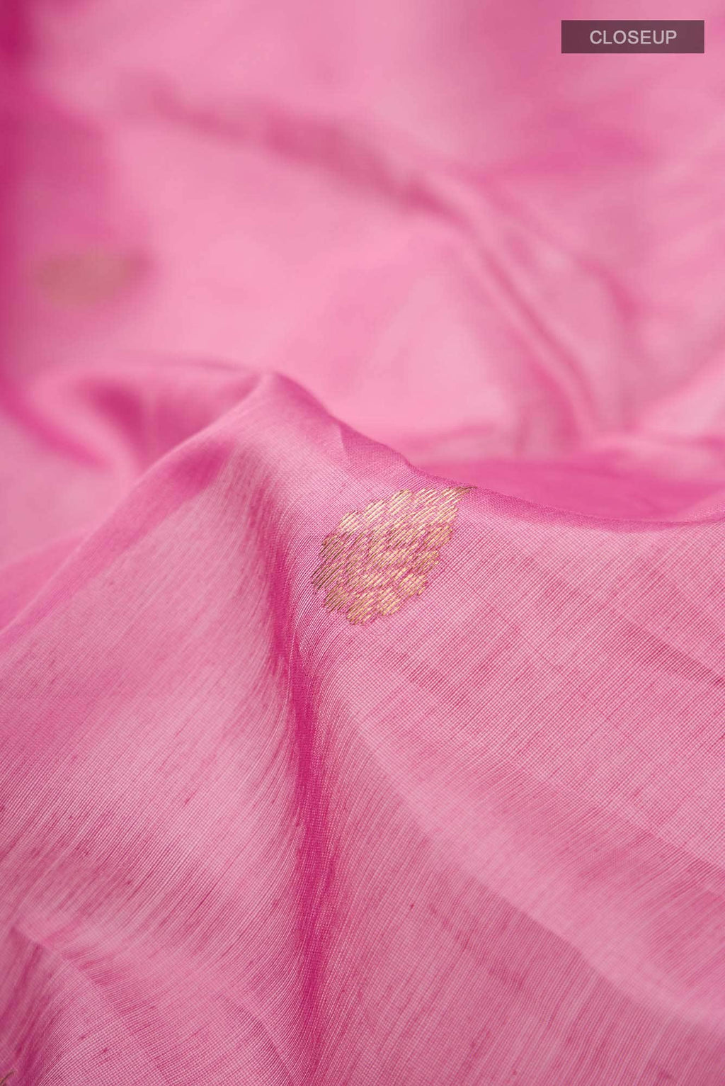 Pink Chanderi Silk Cotton Saree
