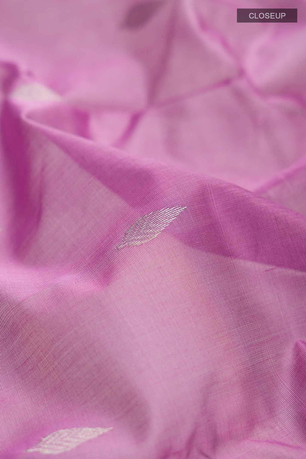Purple Chanderi Silk Cotton Saree