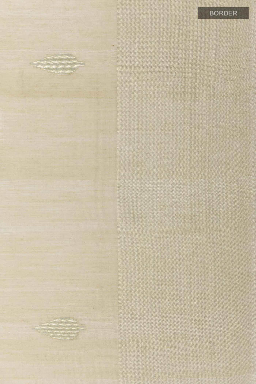 Beige Blended Chanderi Silk Cotton Saree