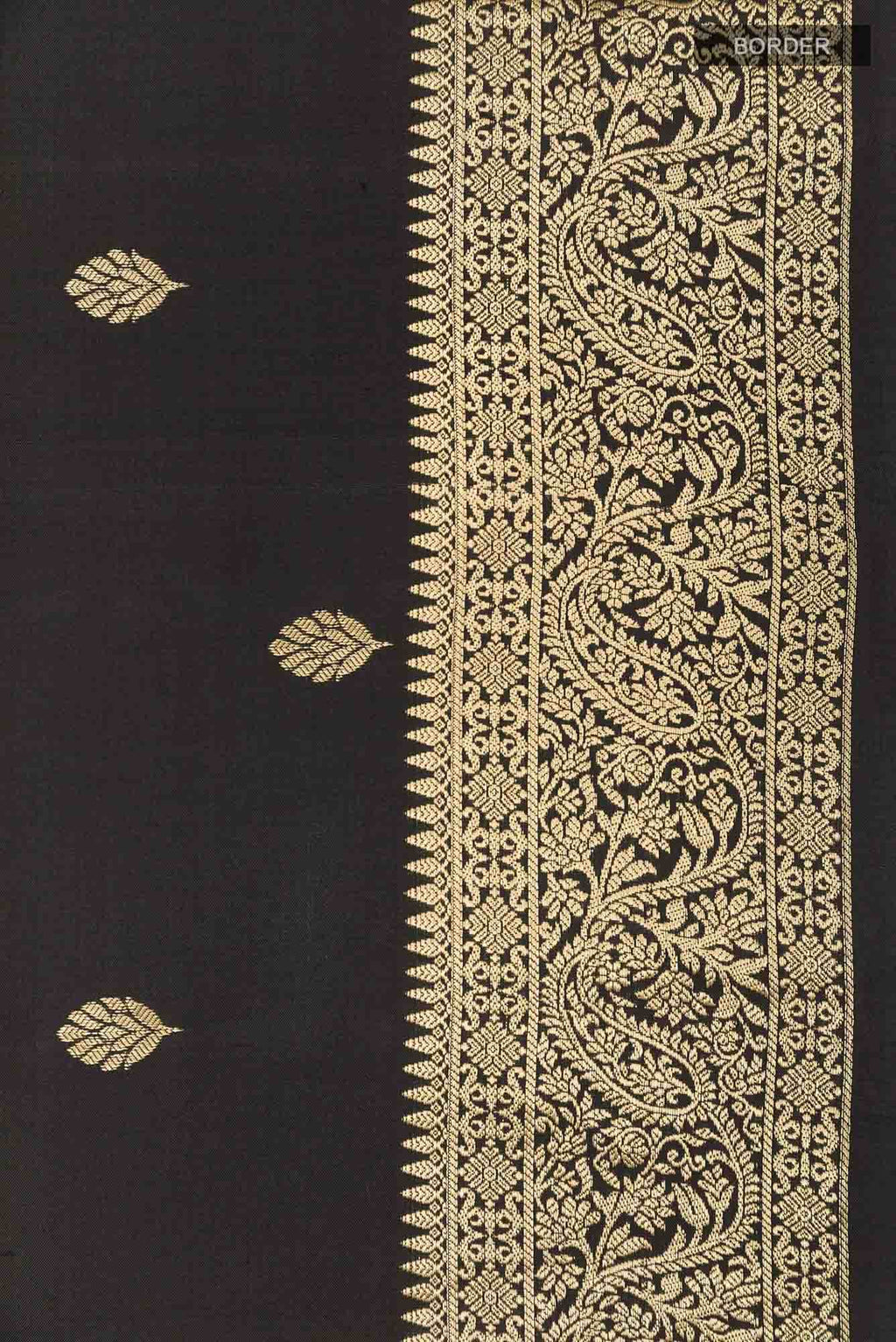 Black Soft Silk Saree