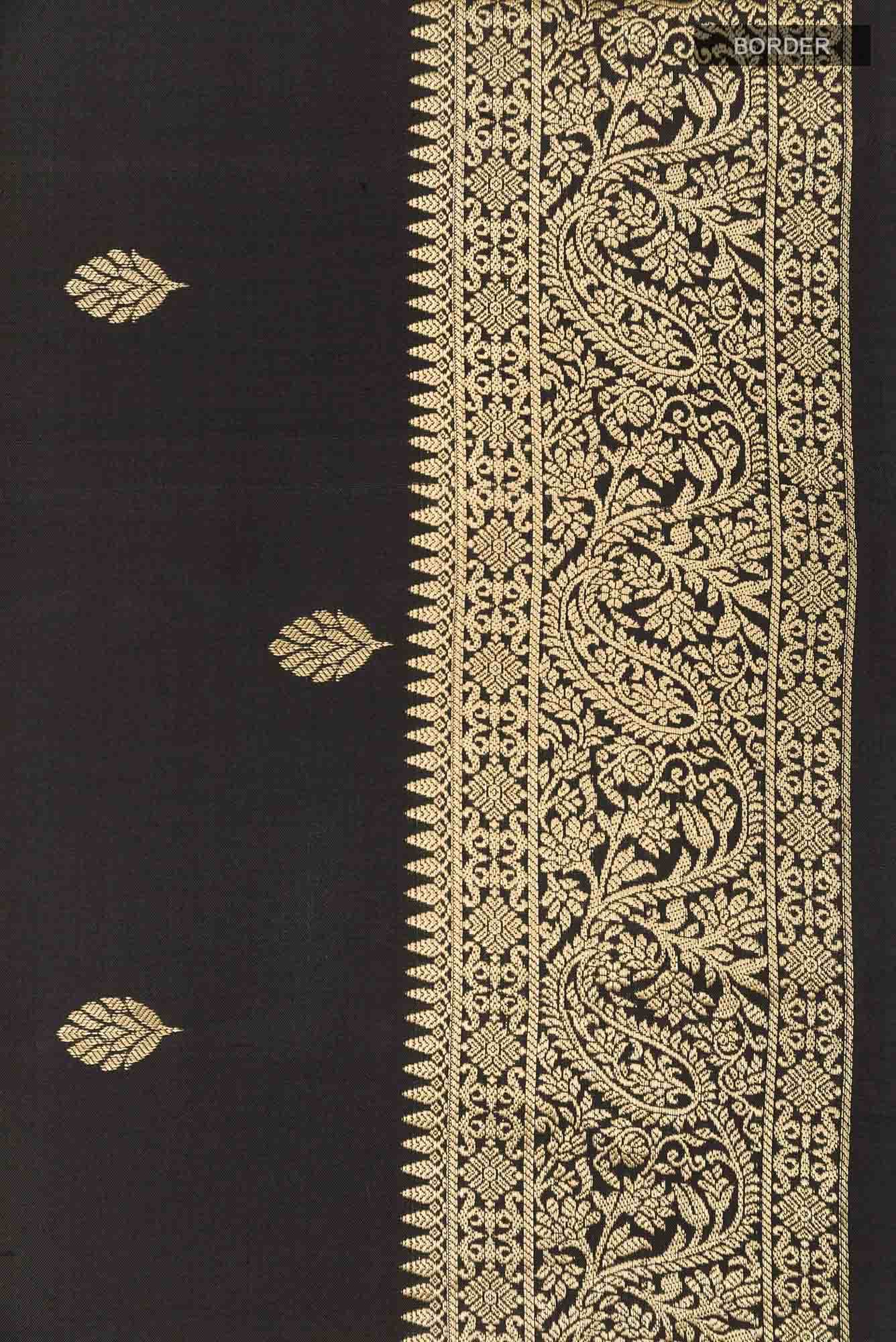 Black Soft Silk Saree