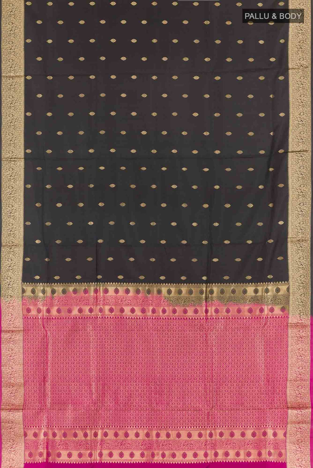 Black Soft Silk Saree