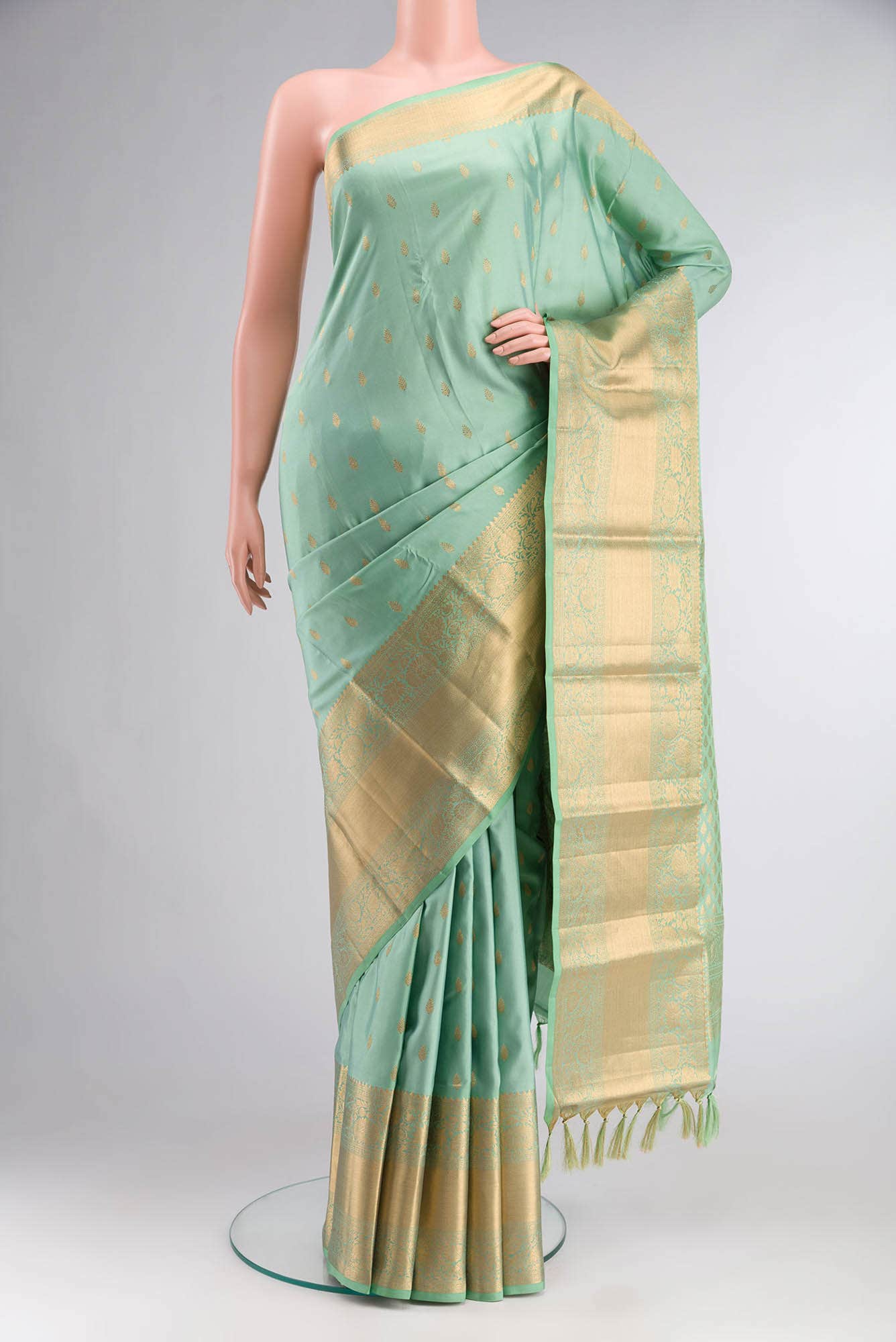 Green Kanchipuram Silk Saree