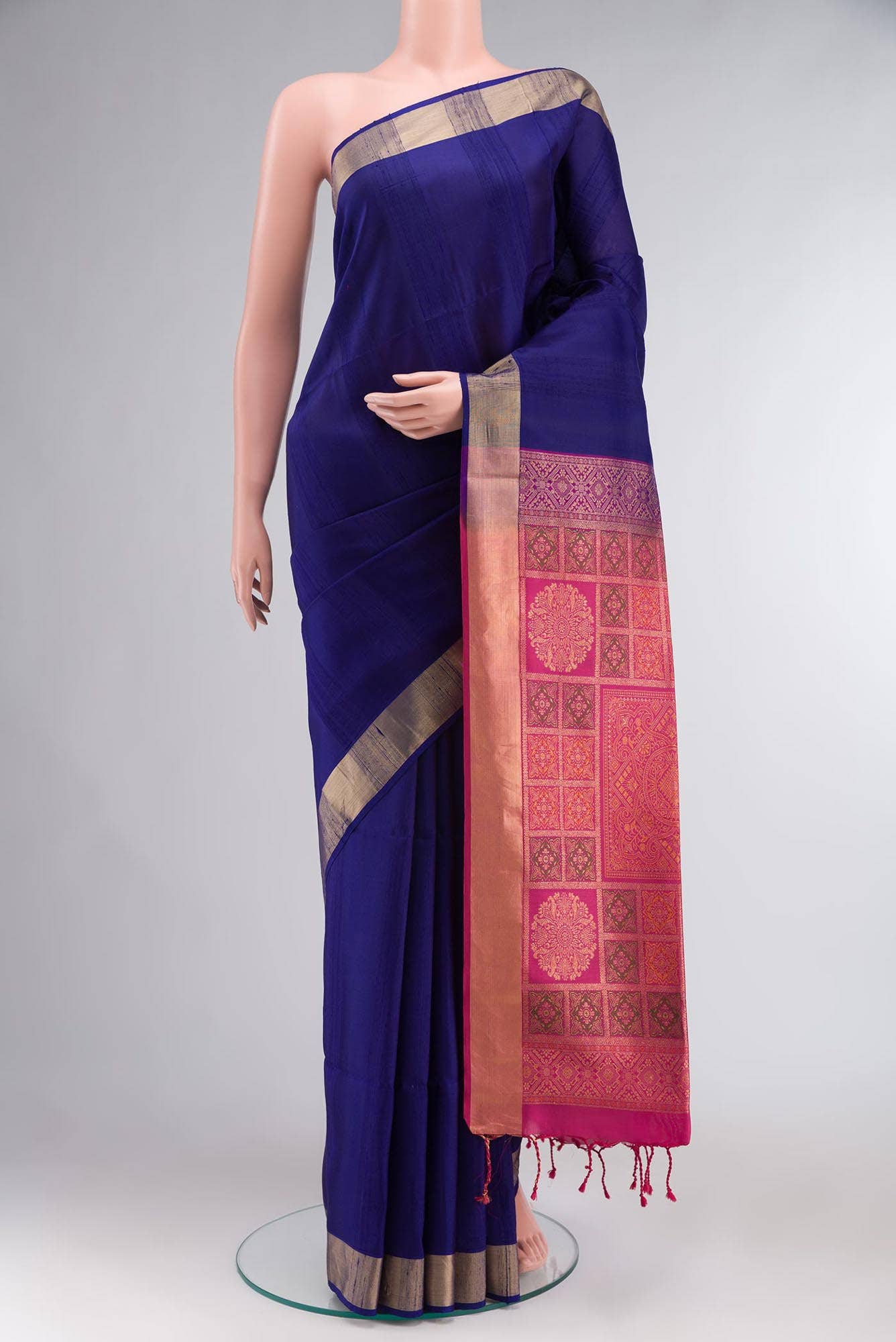 Blue Soft Silk Saree
