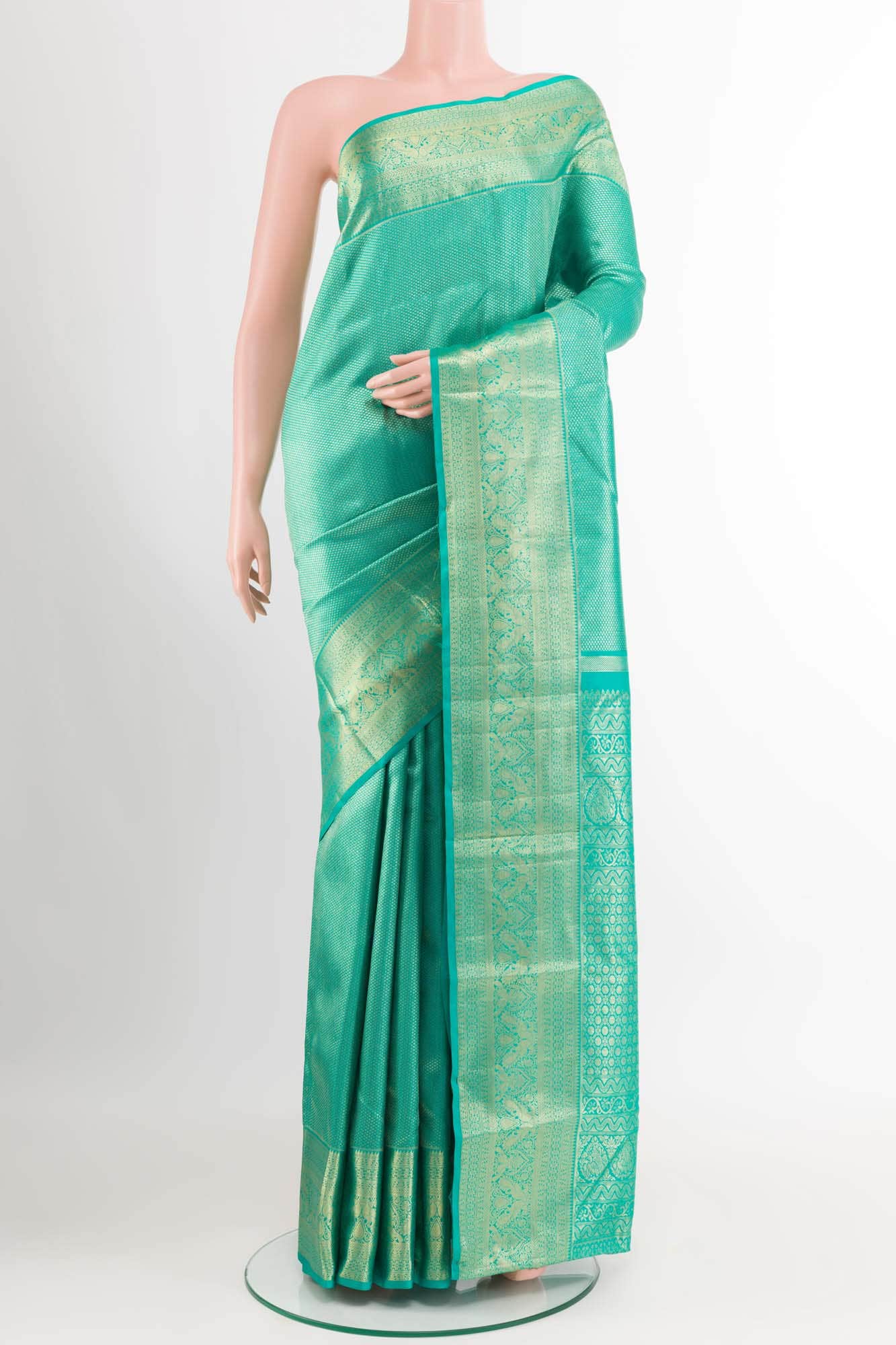 Green Kanchipuram Silk Saree