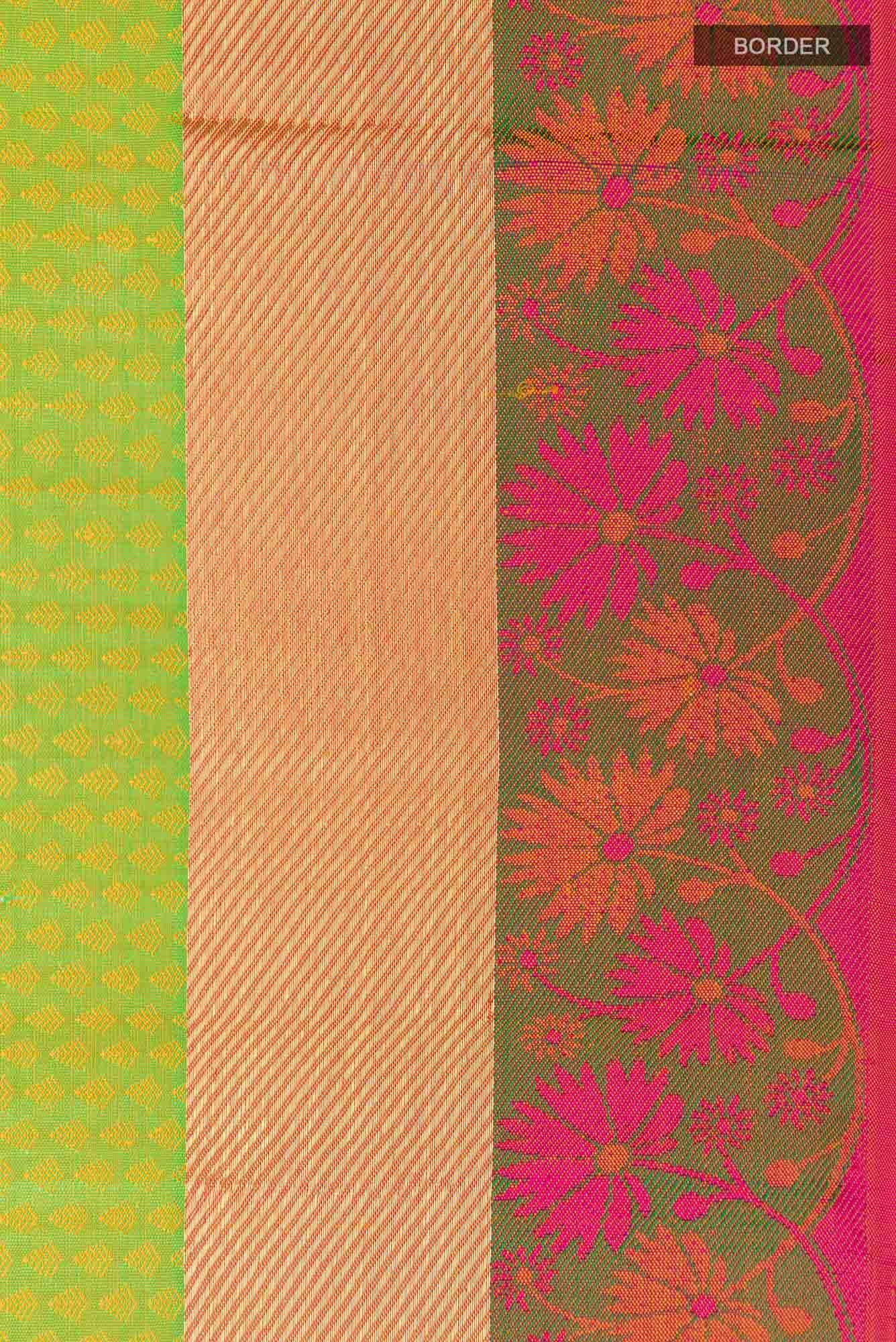 Green Kanchipuram Tissue Silk Saree