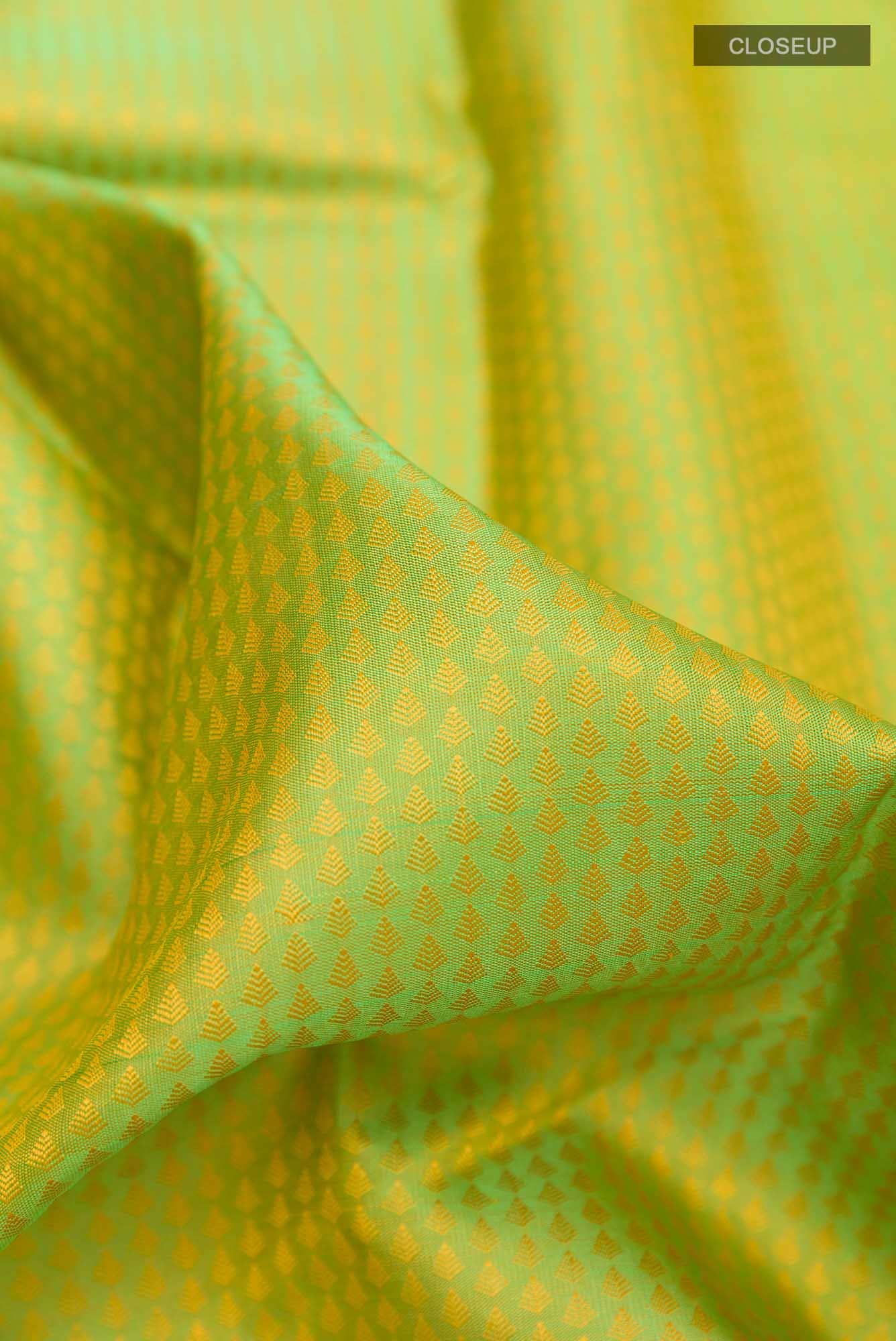 Green Kanchipuram Tissue Silk Saree