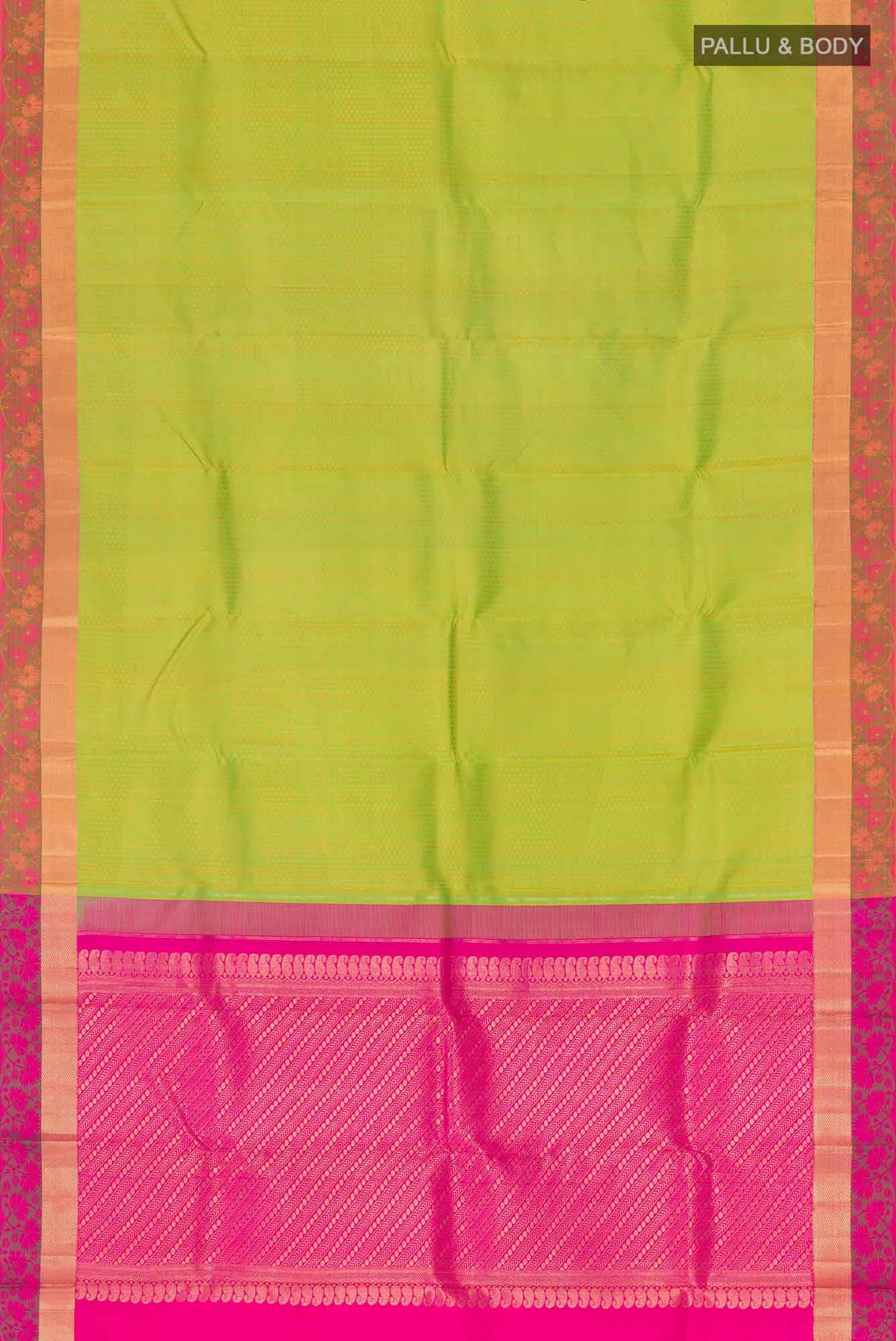 Green Kanchipuram Tissue Silk Saree