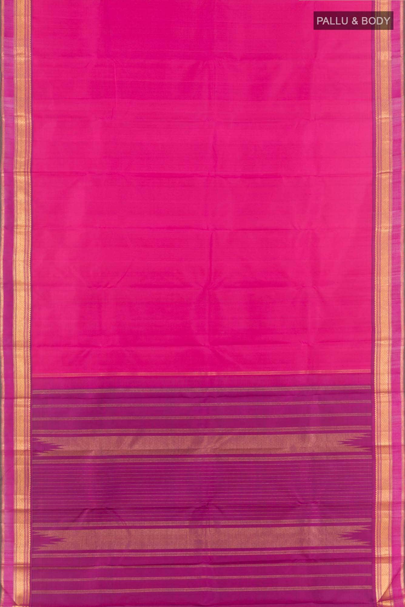 Pink Kanchipuram Silk Saree