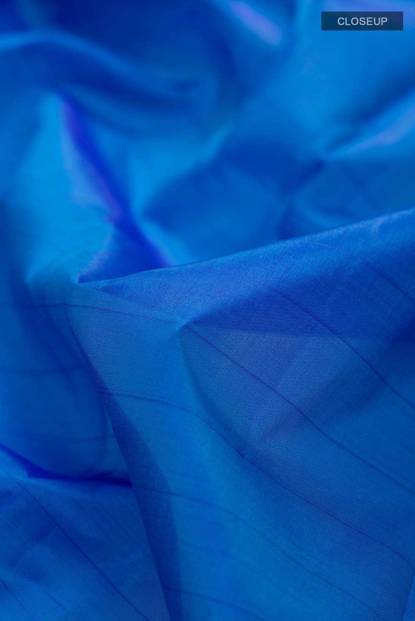 Blue Kanchipuram Silk Saree