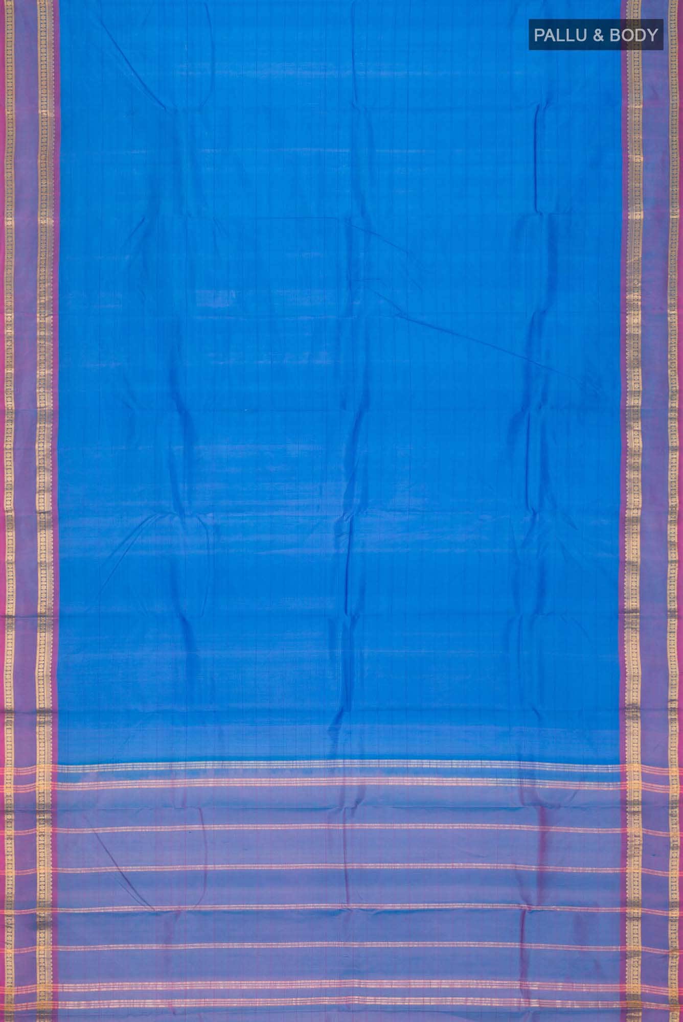 Blue Kanchipuram Silk Saree