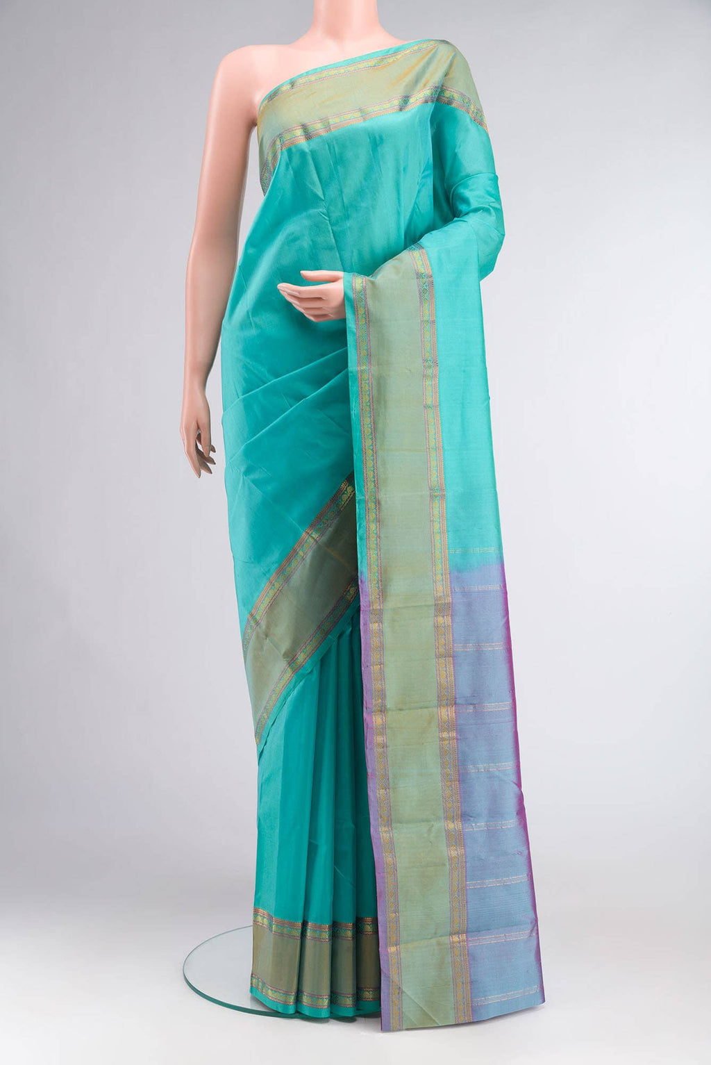 Green Kanchipuram Silk Saree