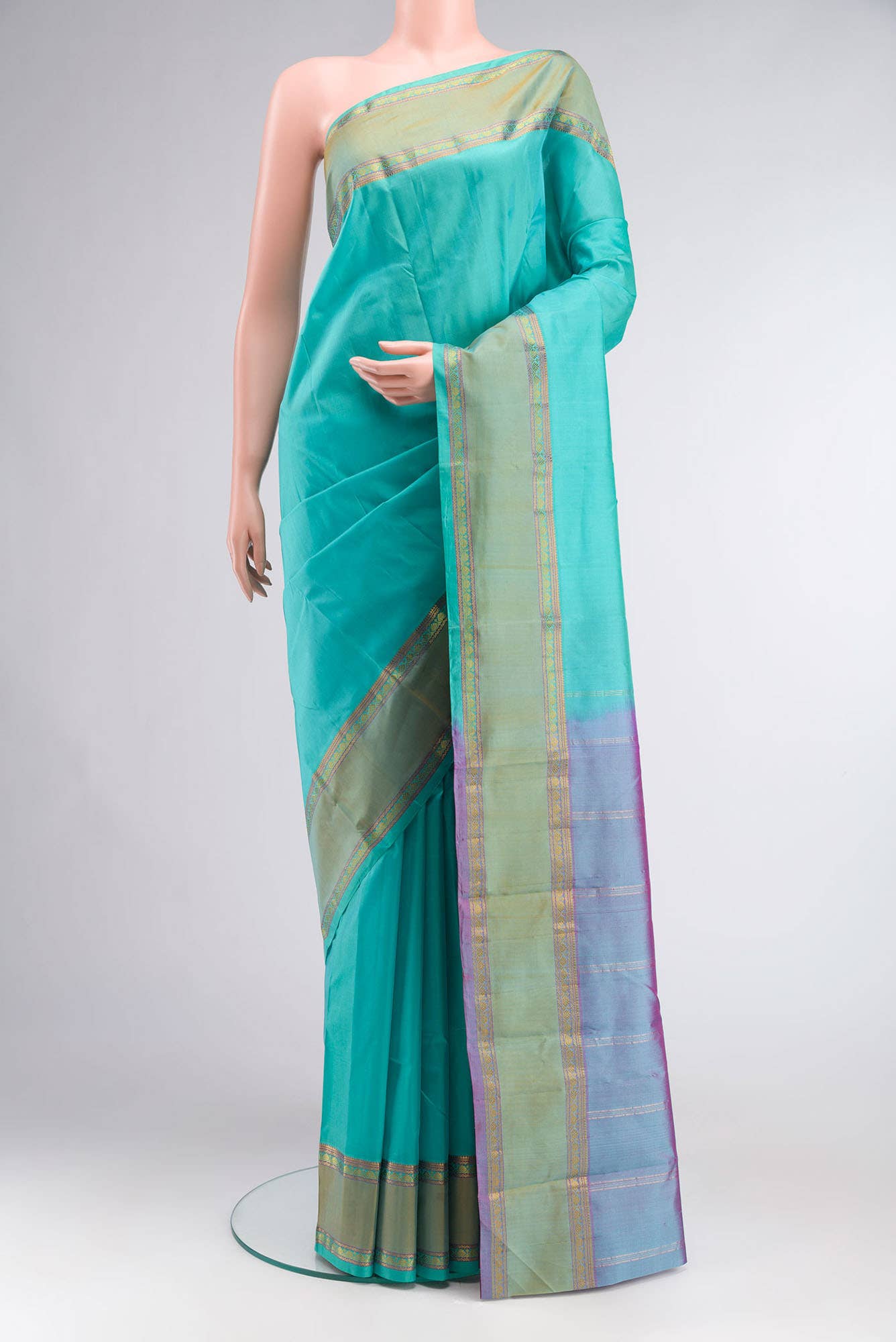 Green Kanchipuram Silk Saree