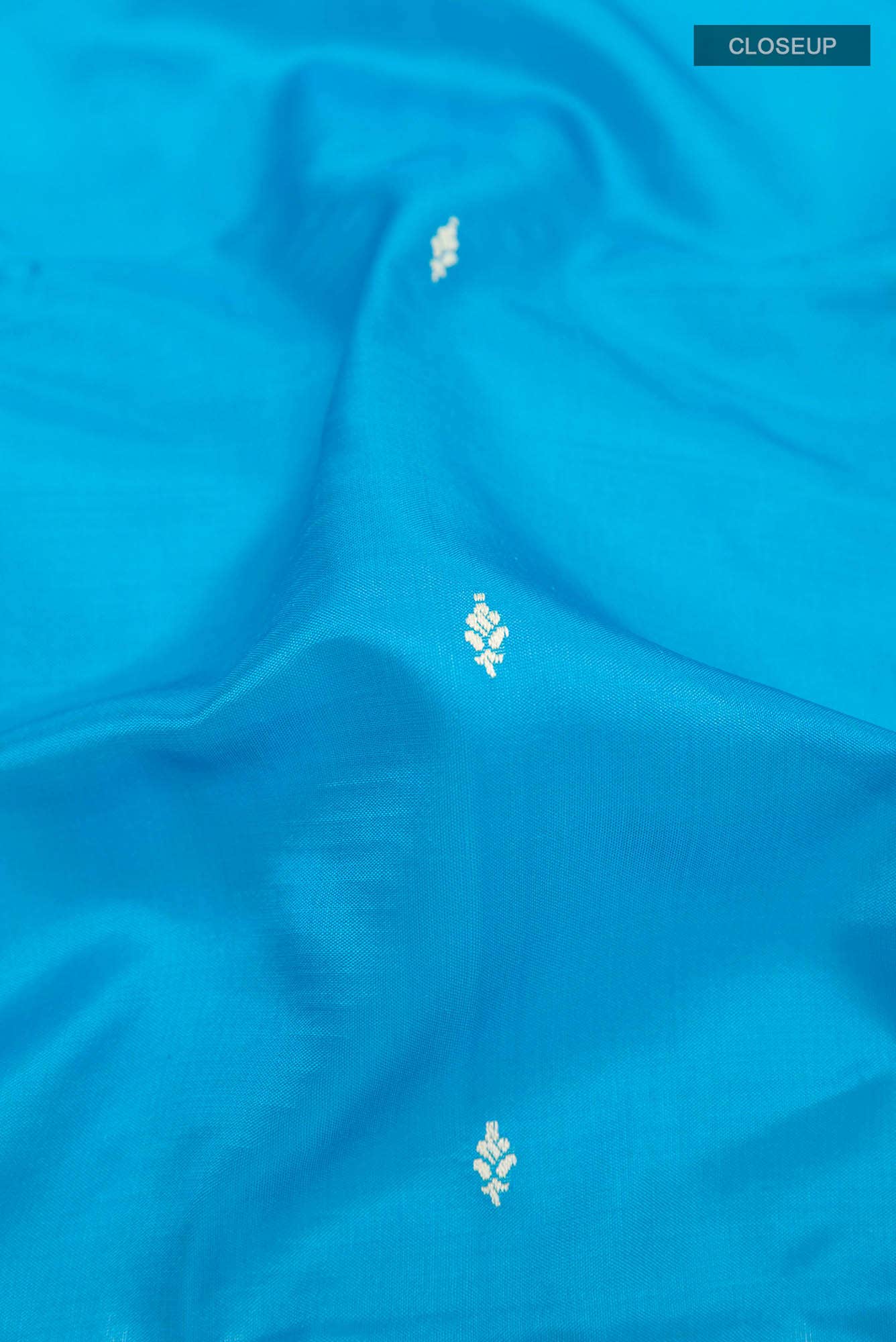 Blue Banarasi Katan Silk Saree