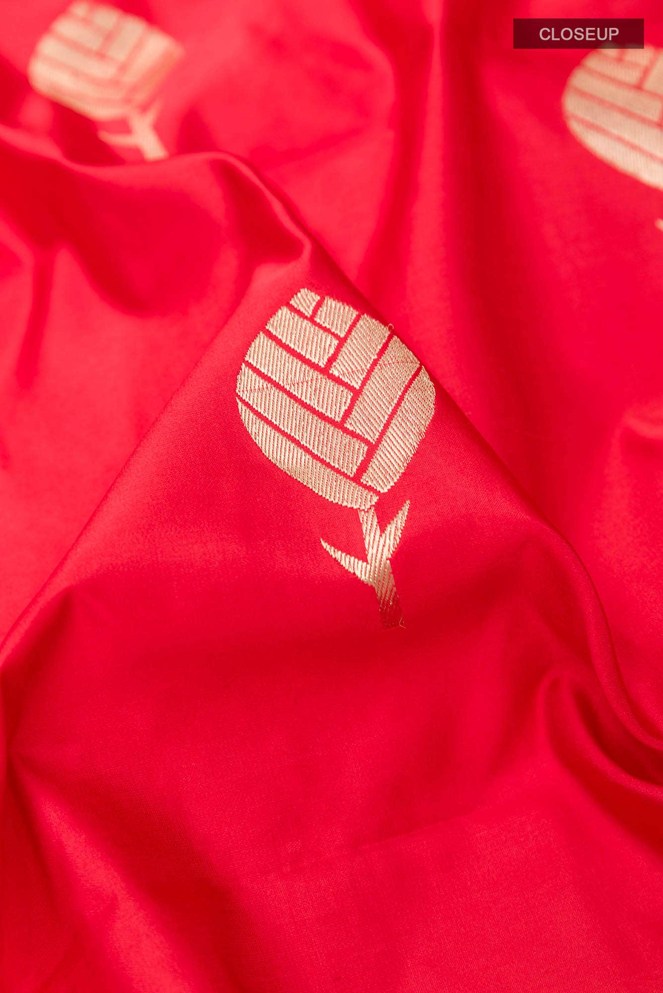 Red Banarasi Silk Saree