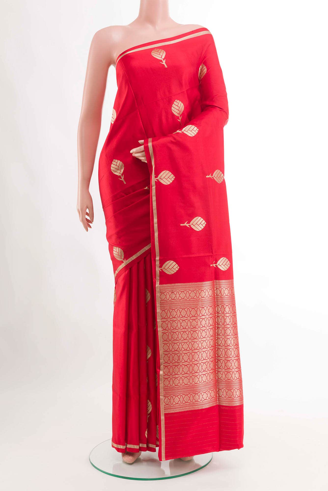 Red Banarasi Silk Saree