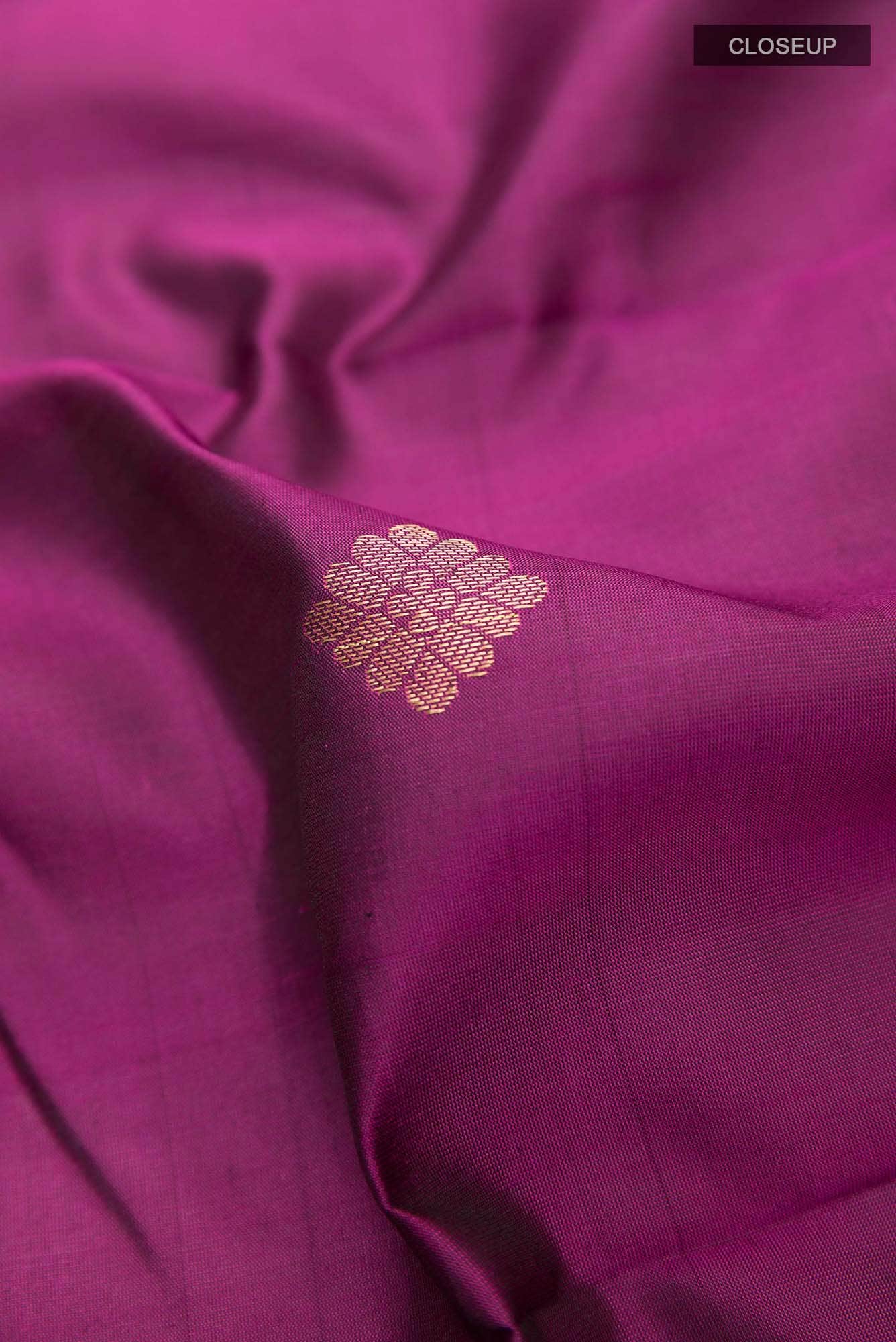 Purple Kanchipuram Silk Saree