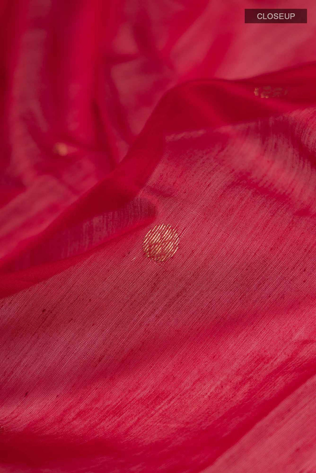 Red Chanderi Silk Cotton Saree
