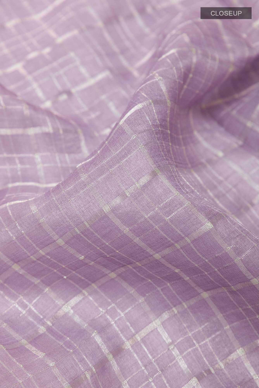Lavender Tussar Saree
