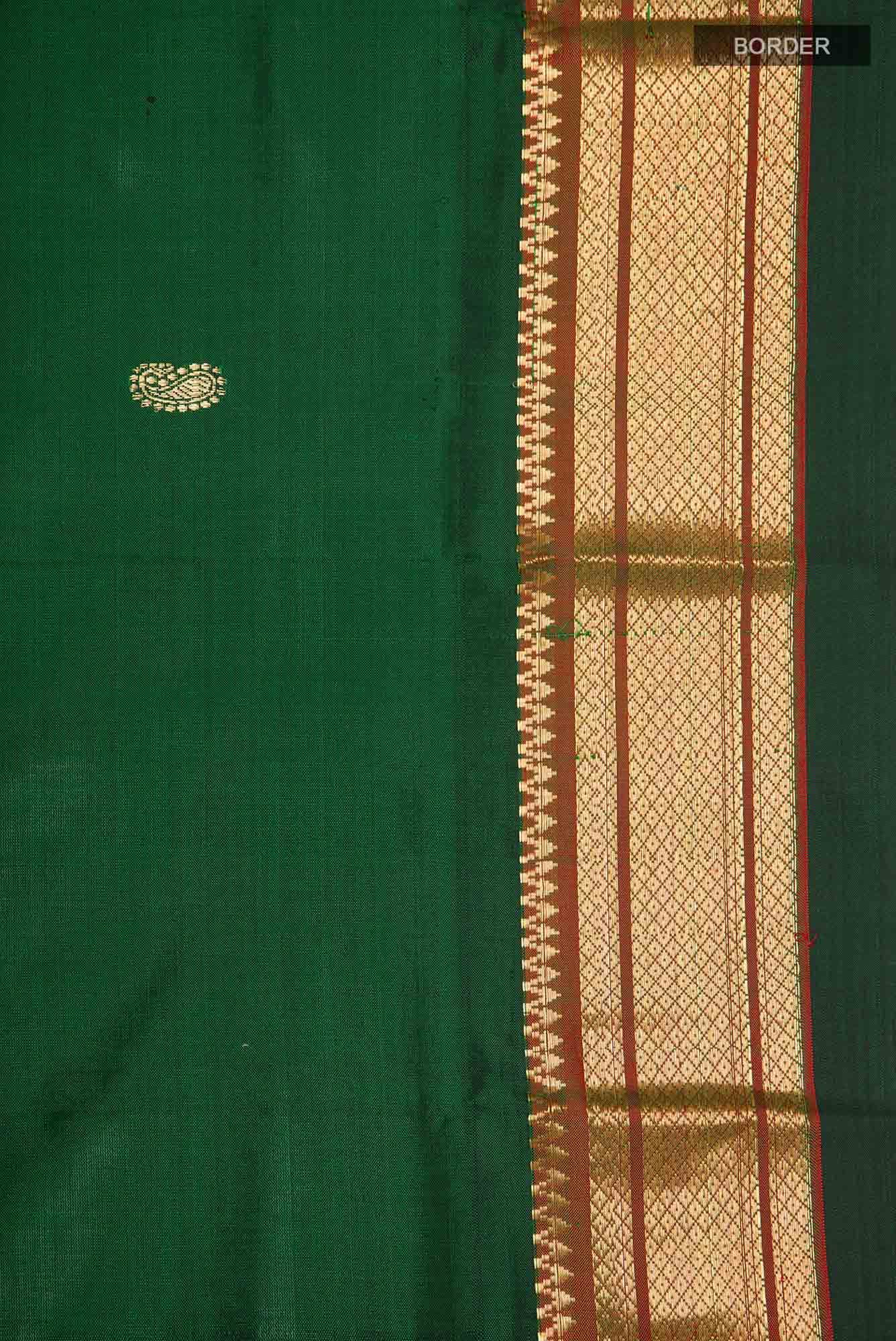 Green Paithani Silk Saree