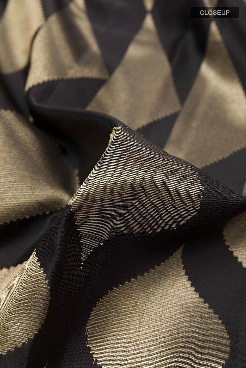 Black Kanchipuram Silk Saree