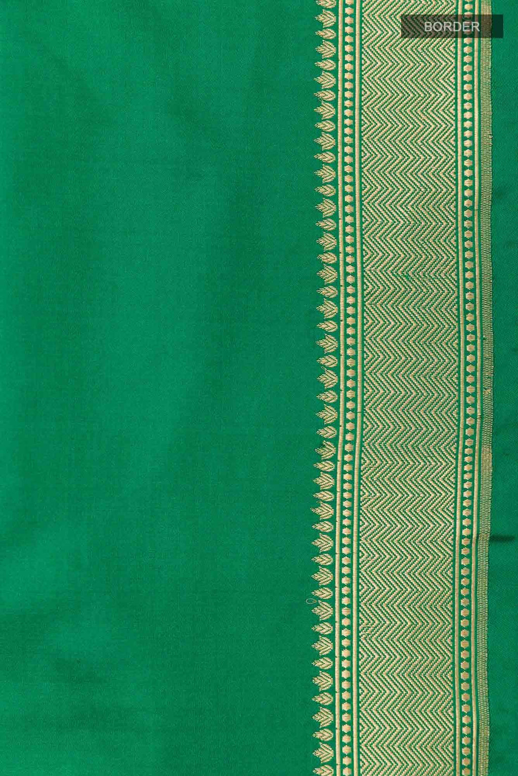 Green Banarasi Tanchoi Silk Saree