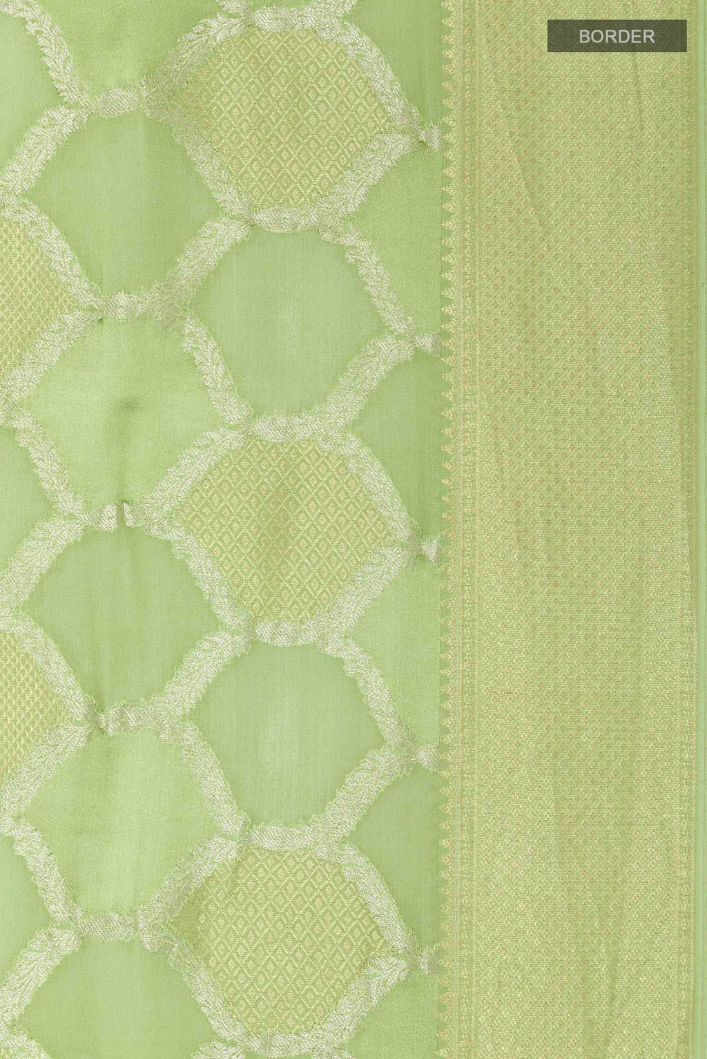 Light Green Crepe Saree