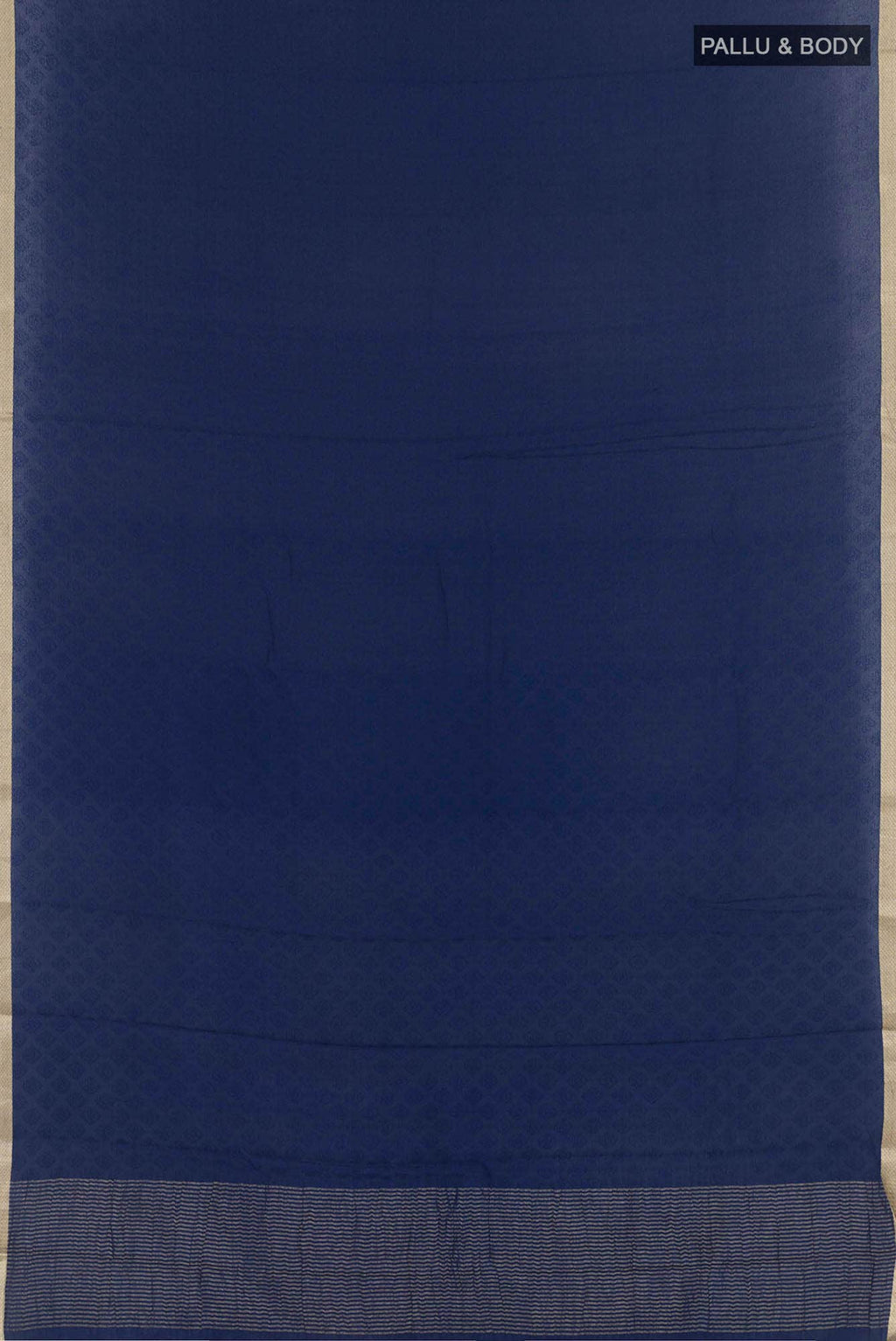 Dark Blue Crepe Saree