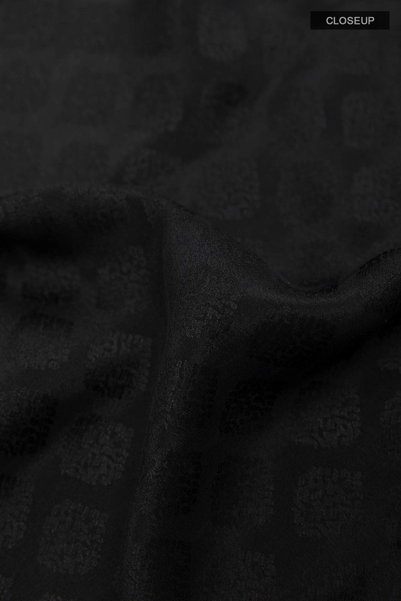 Black Chiffon Saree