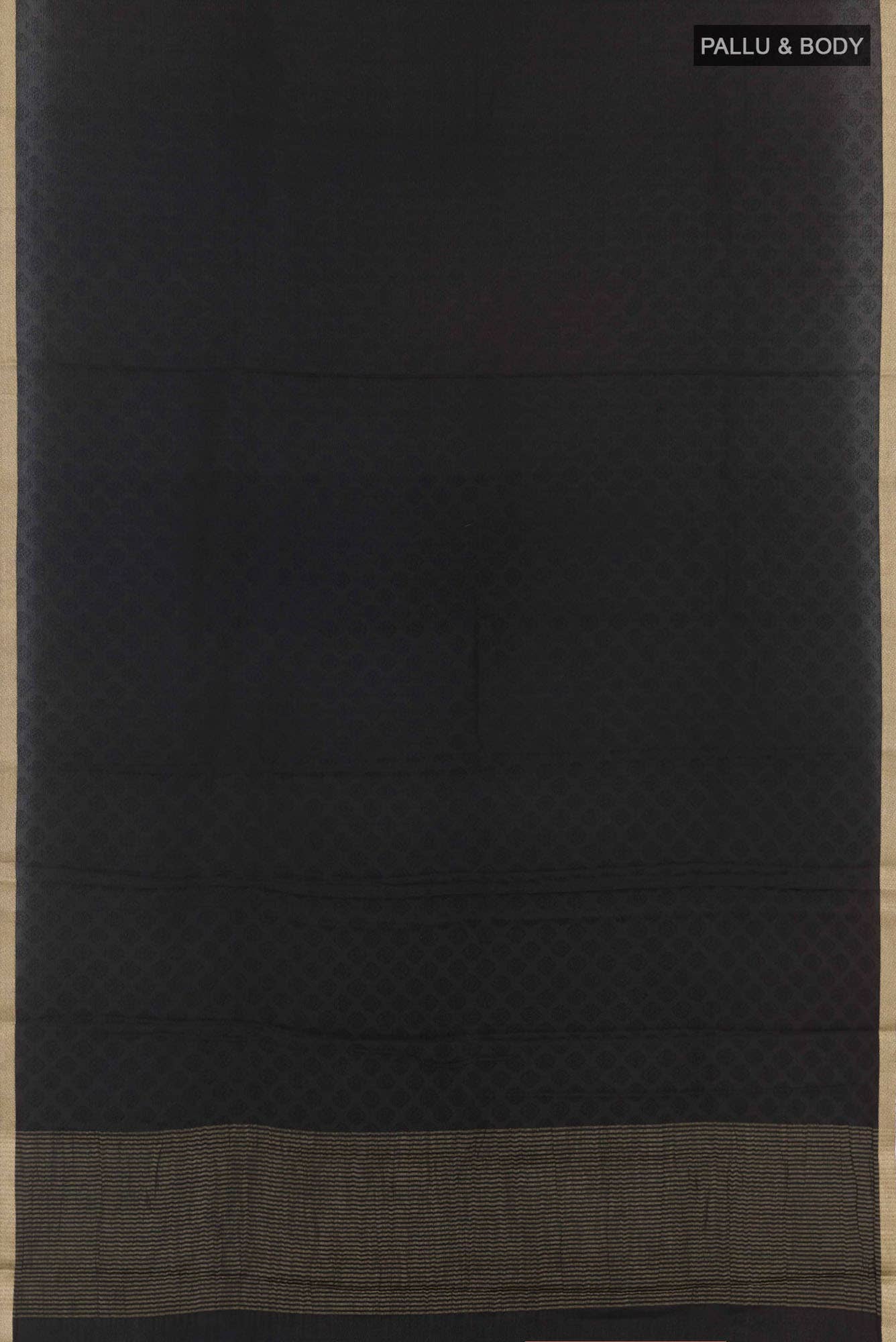 Black Chiffon Saree