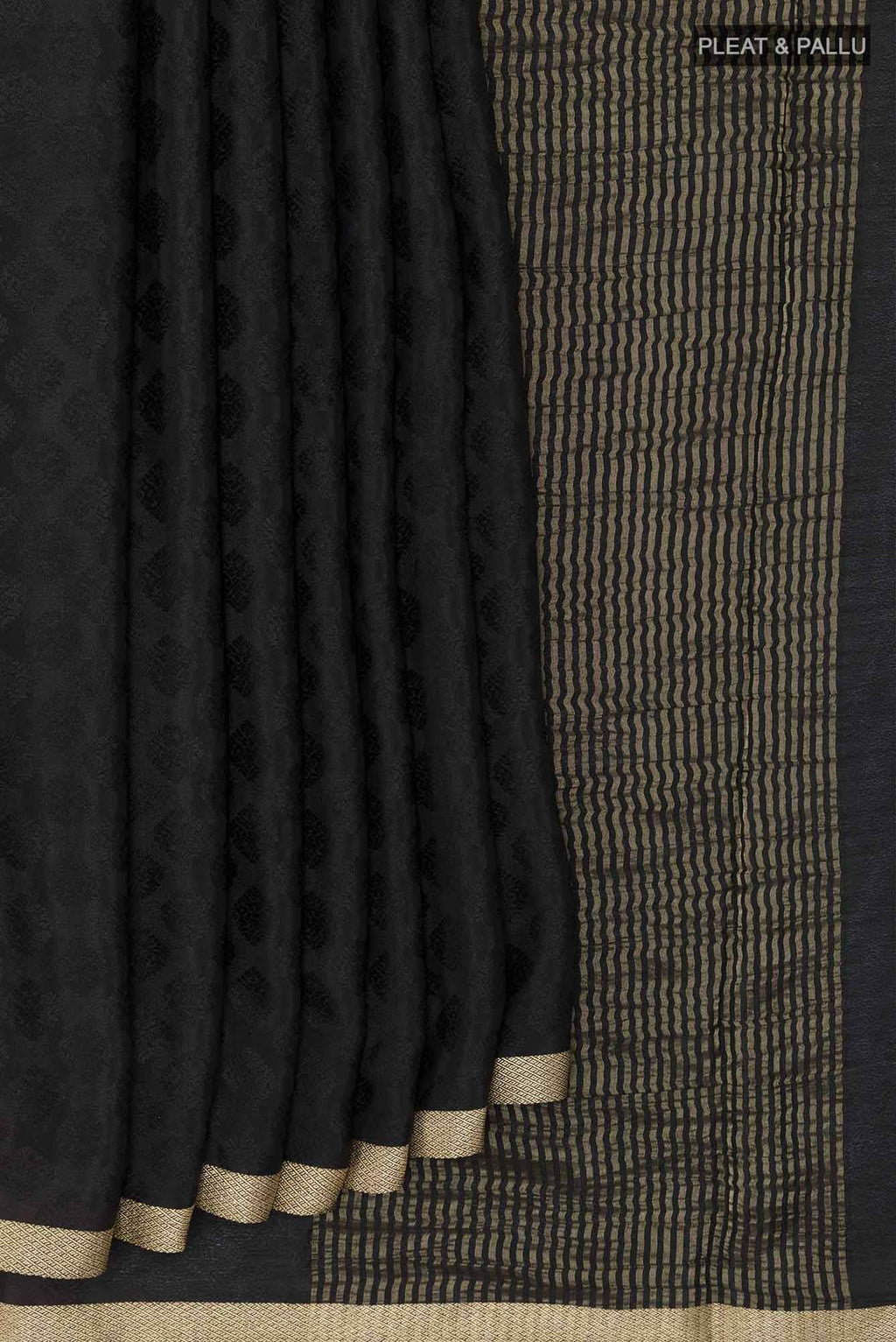 Black Chiffon Saree