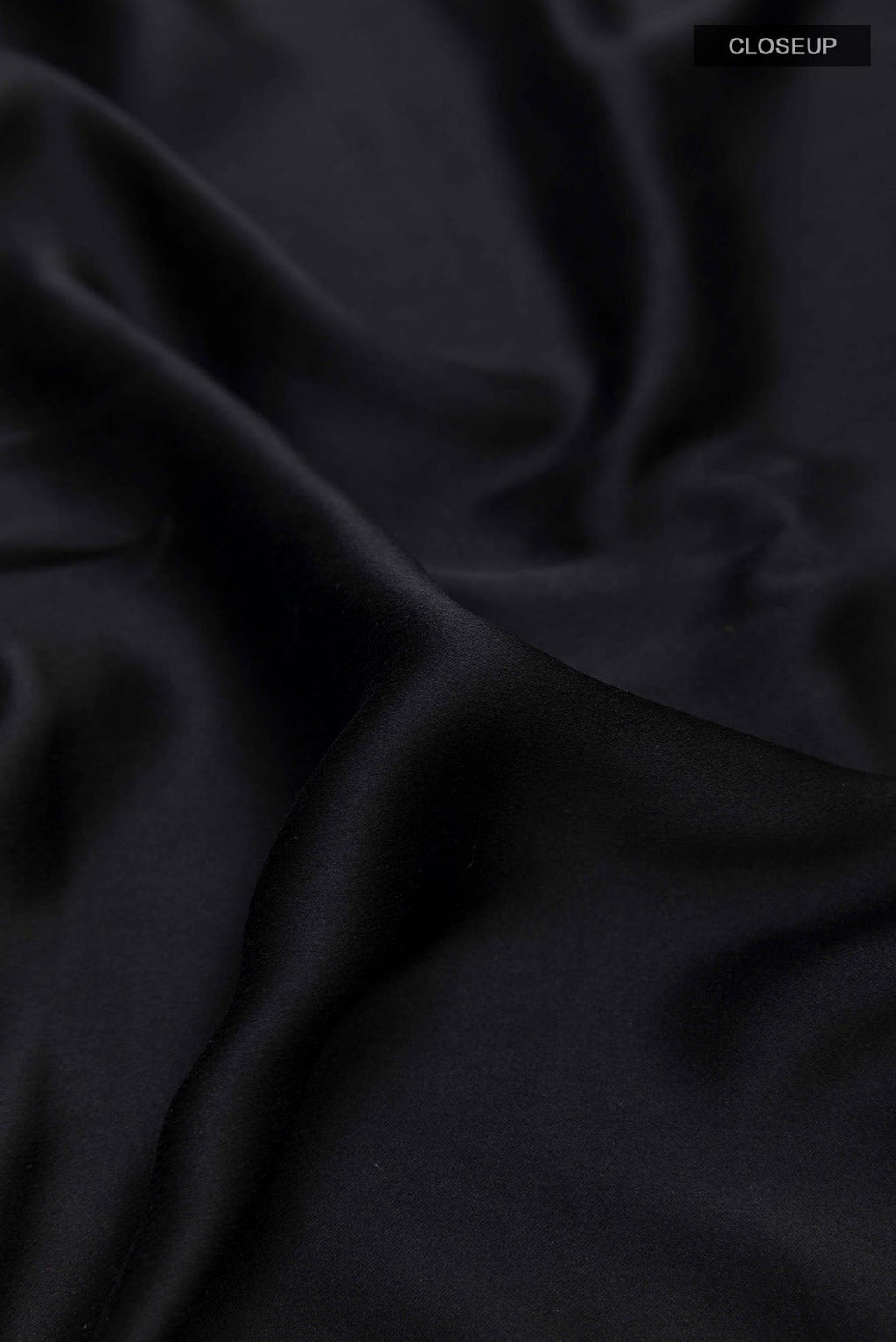 Black Satin Silk Saree