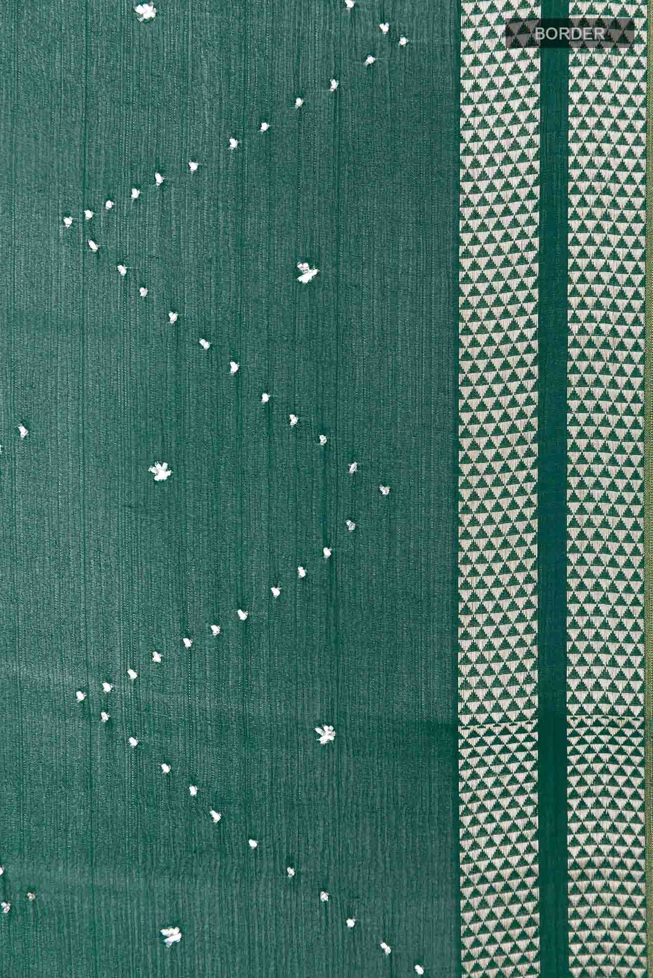 Green Mysore Chiffon Saree