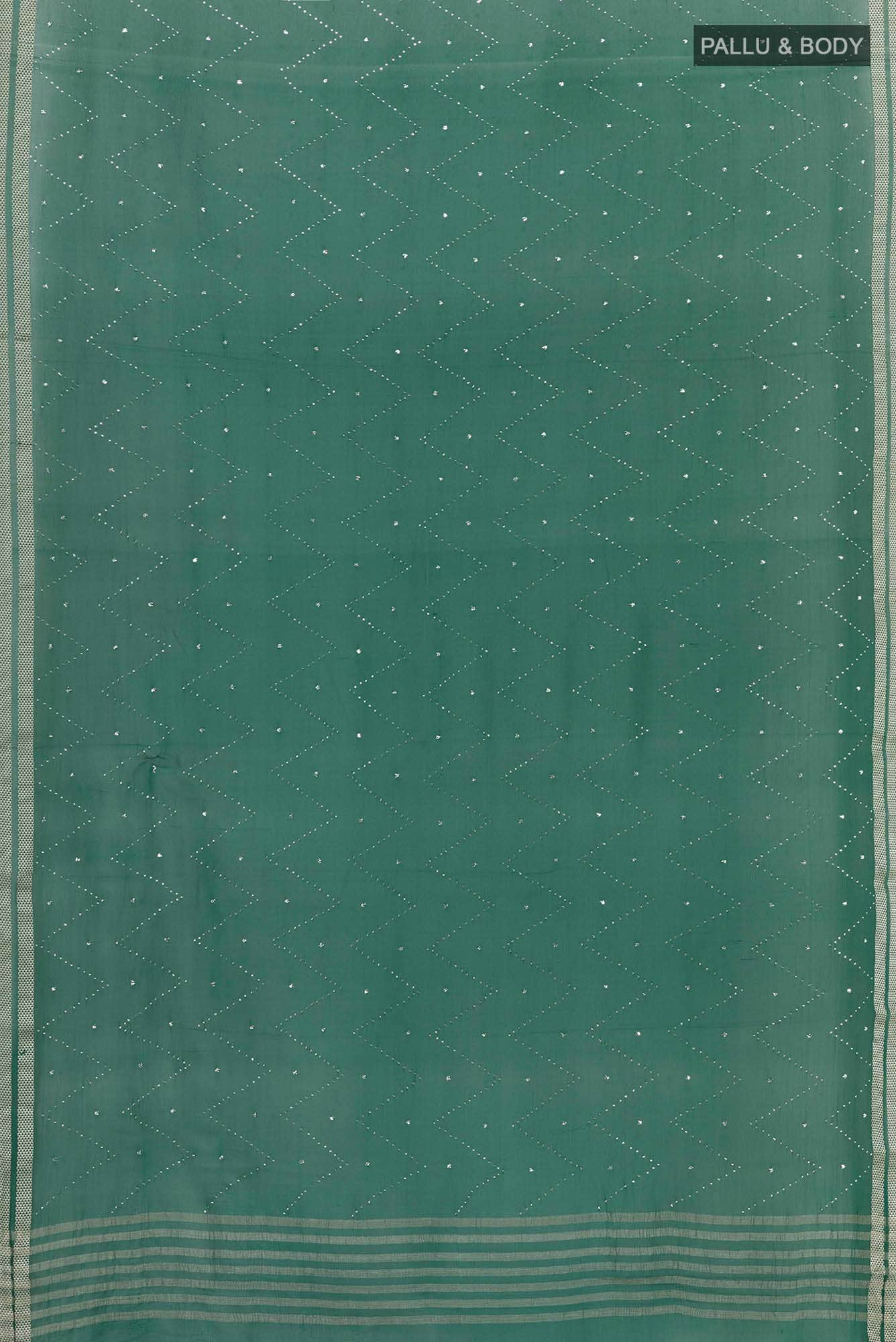 Green Mysore Chiffon Saree