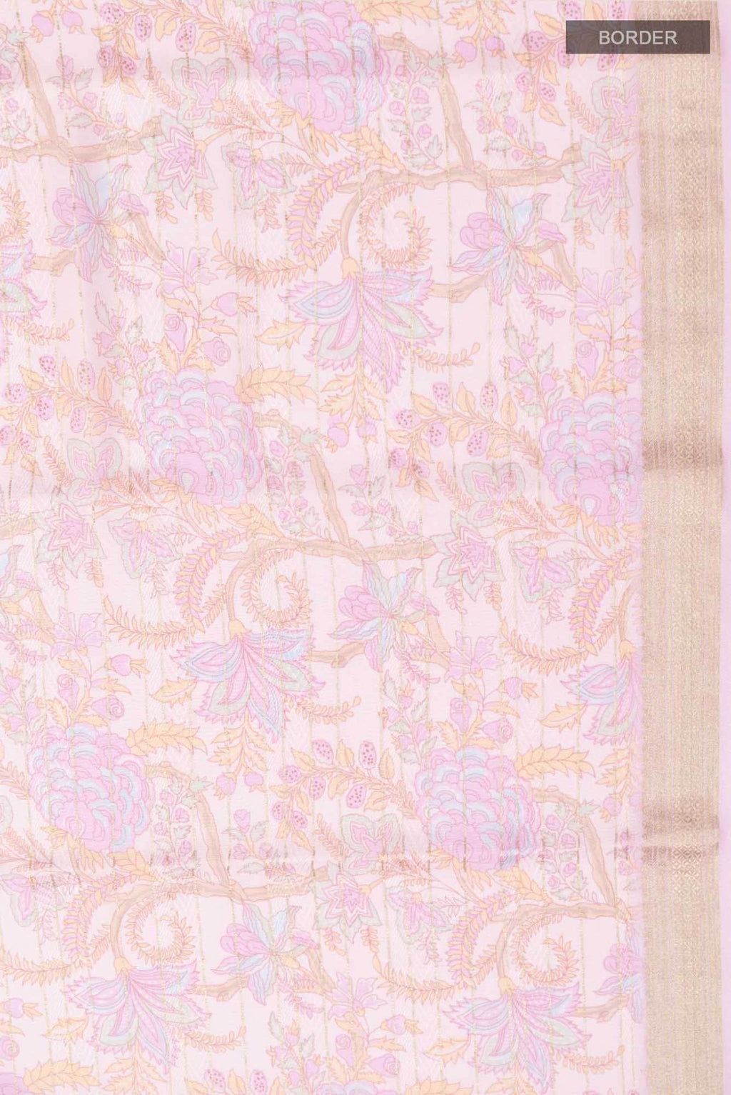 Coral Mysore Crepe Saree