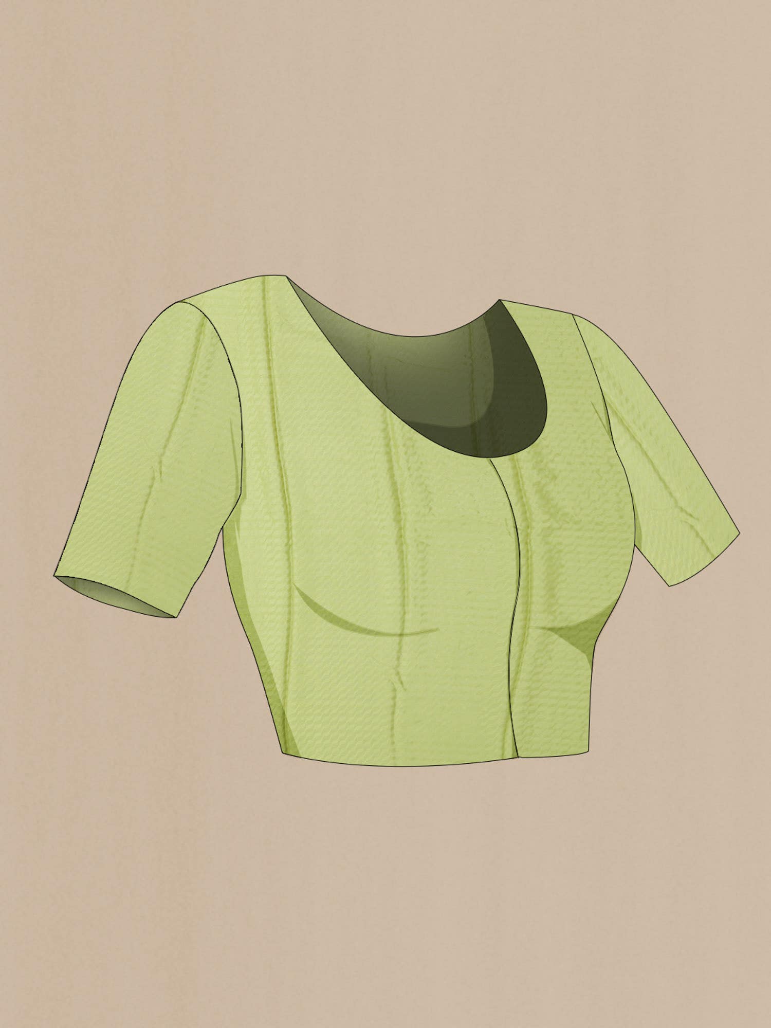 Light Green Chiffon Saree