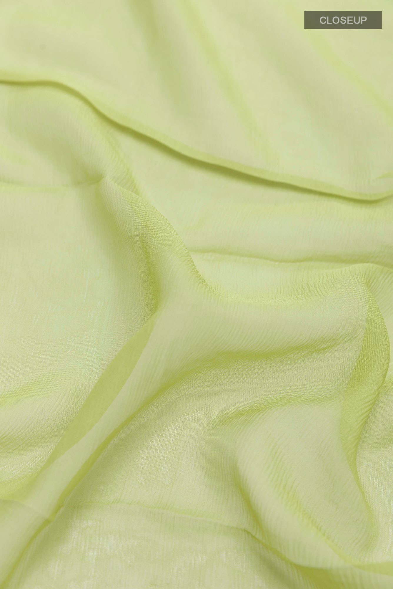 Light Green Chiffon Saree