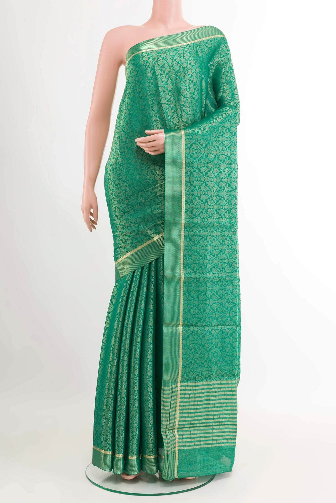 Green Georgette Saree