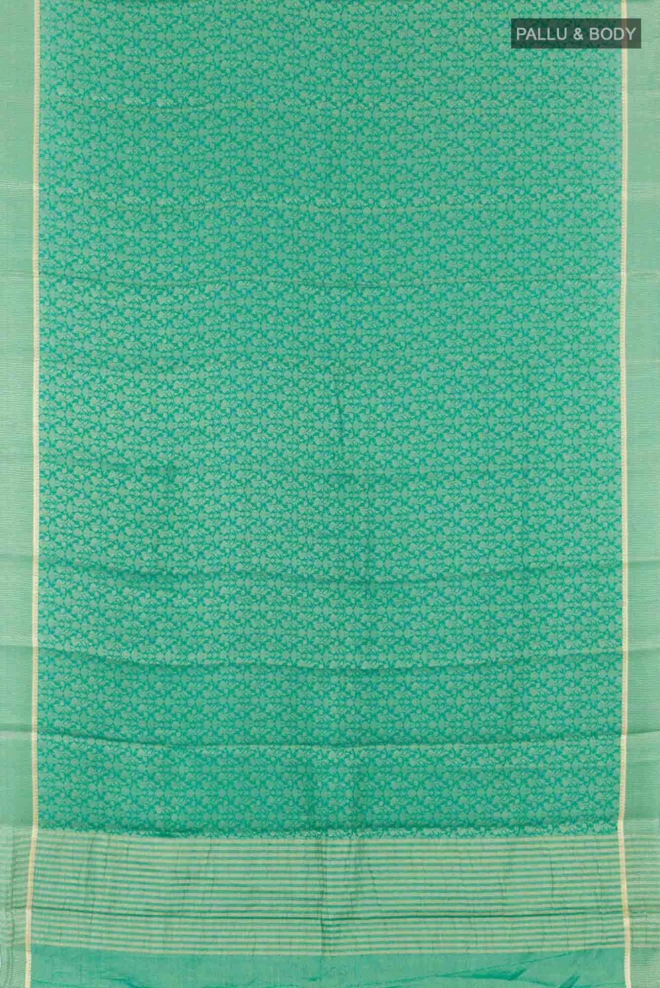 Green Georgette Saree