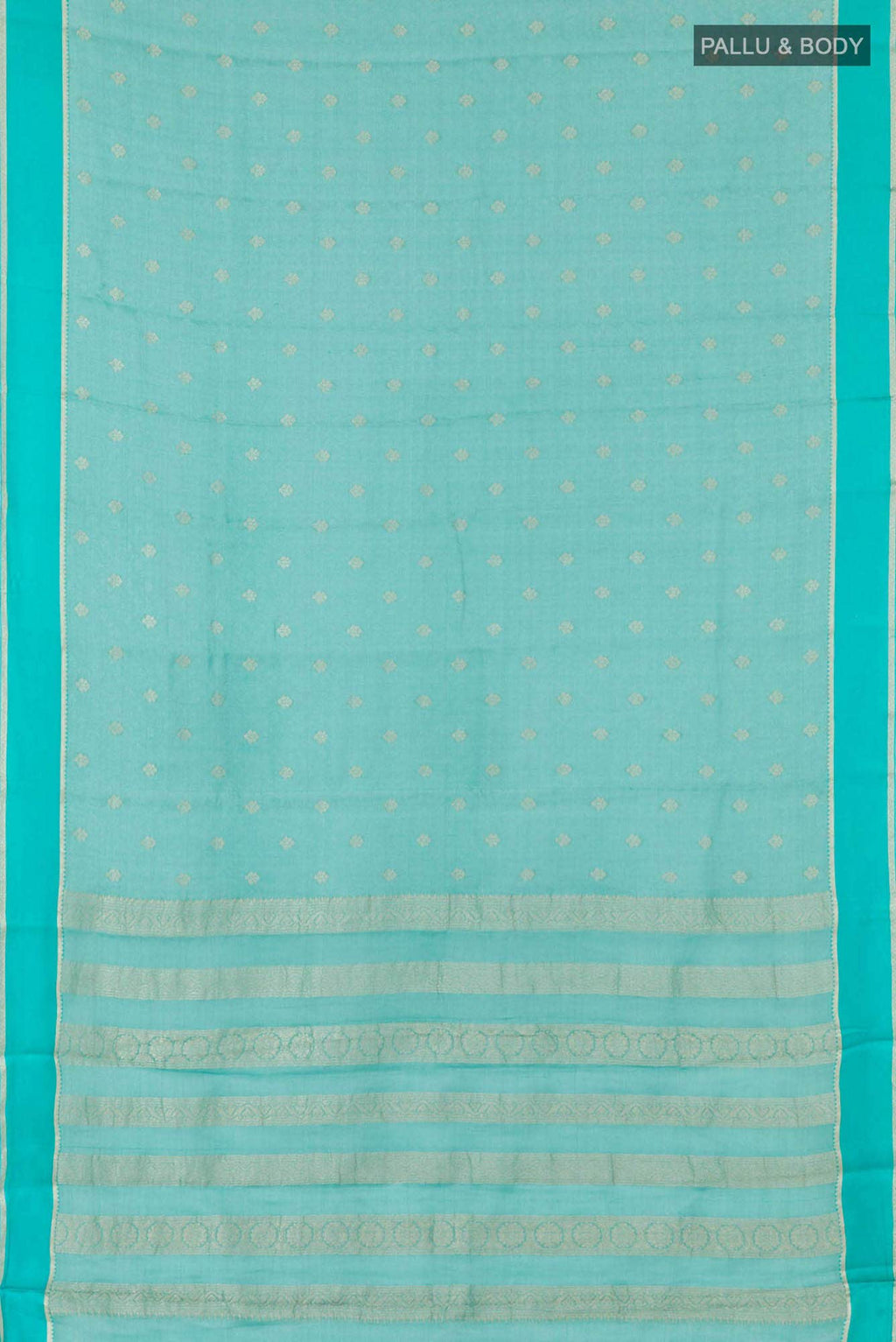 Blue Georgette Saree