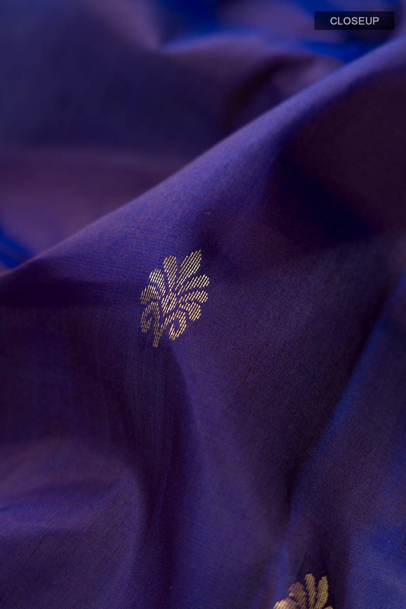 Blue Kanchipuram Silk Saree