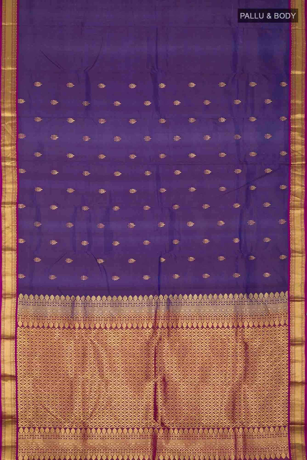 Blue Kanchipuram Silk Saree
