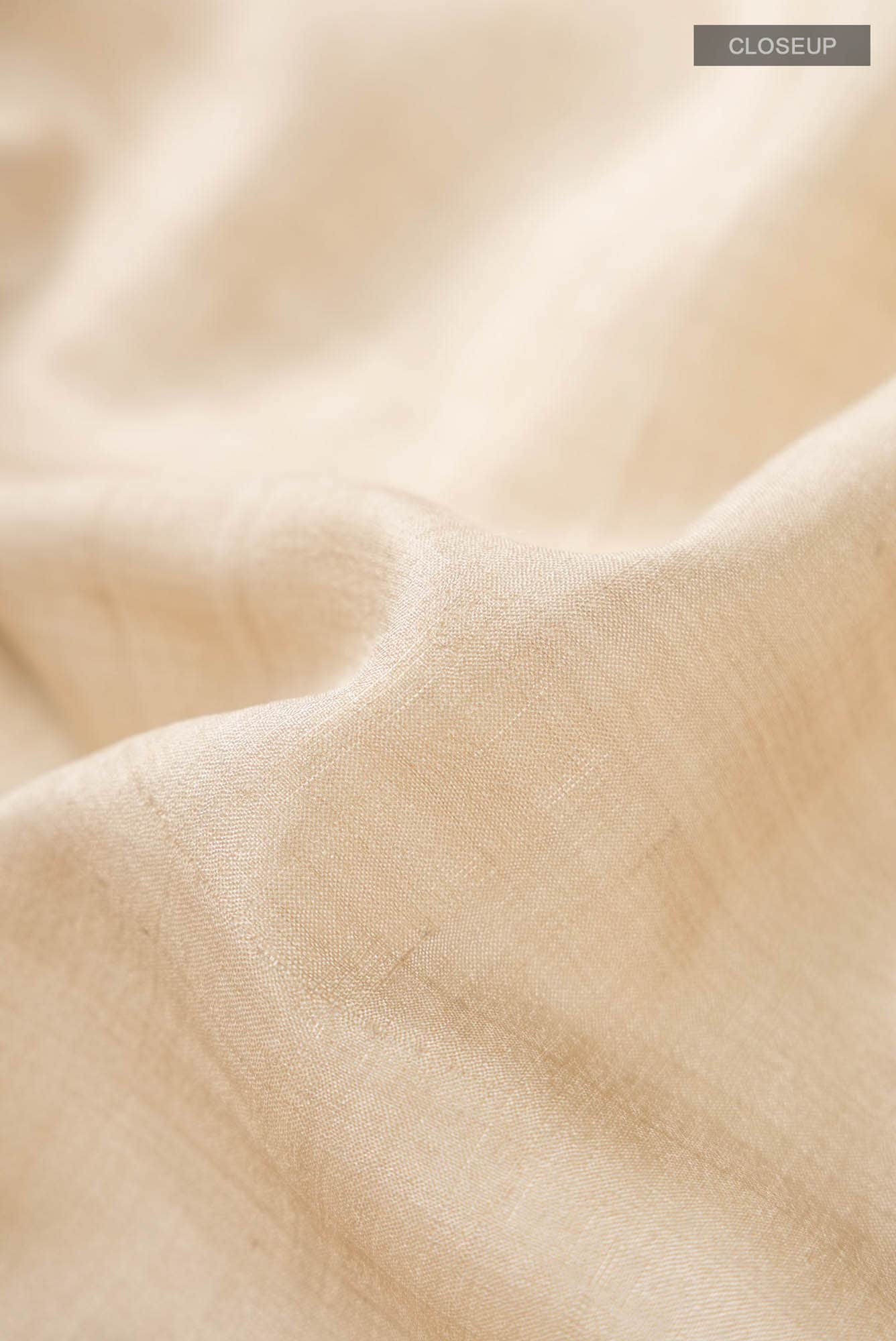 Beige Bhagalpuri Tussar Silk Saree