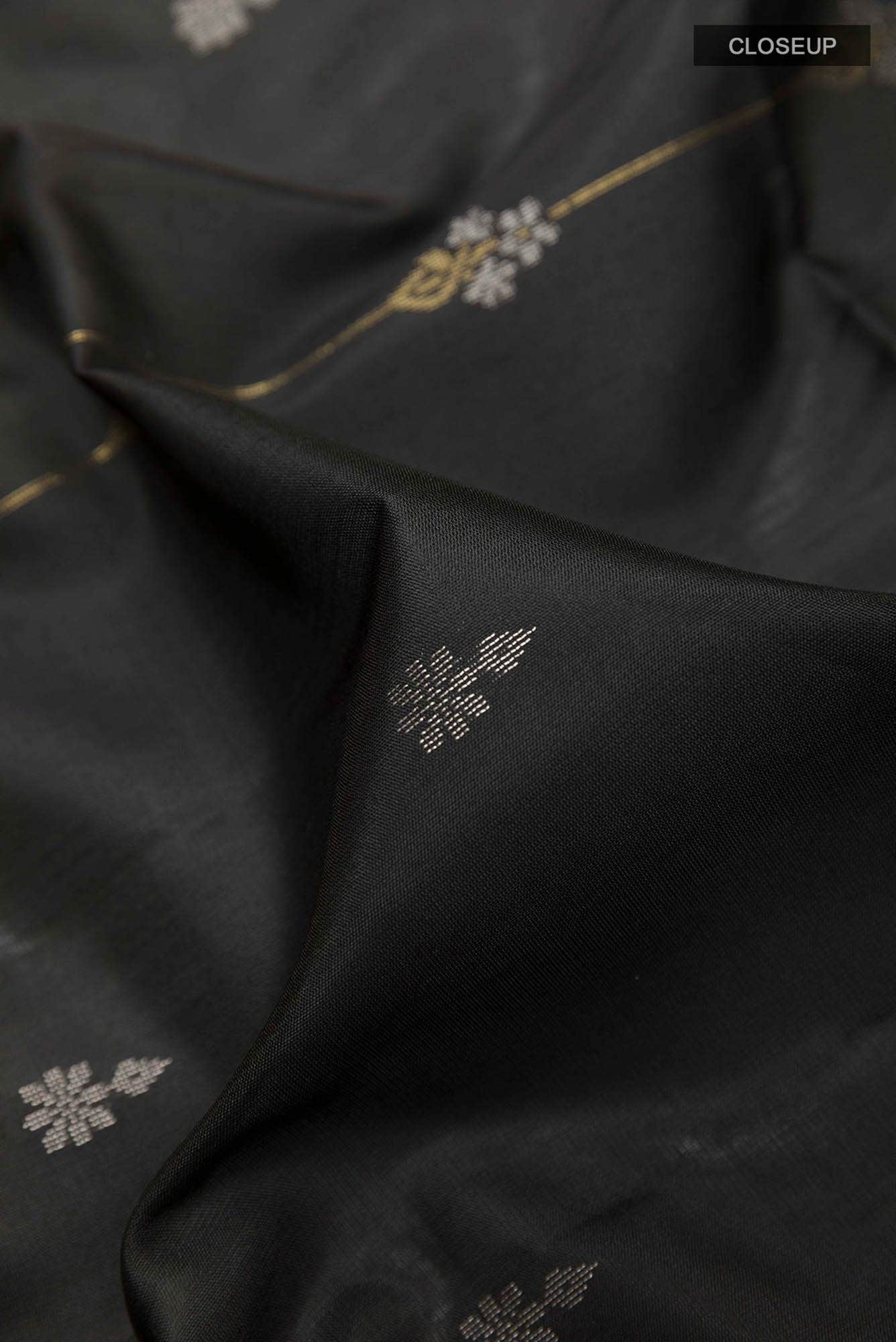 Black Soft Silk Saree